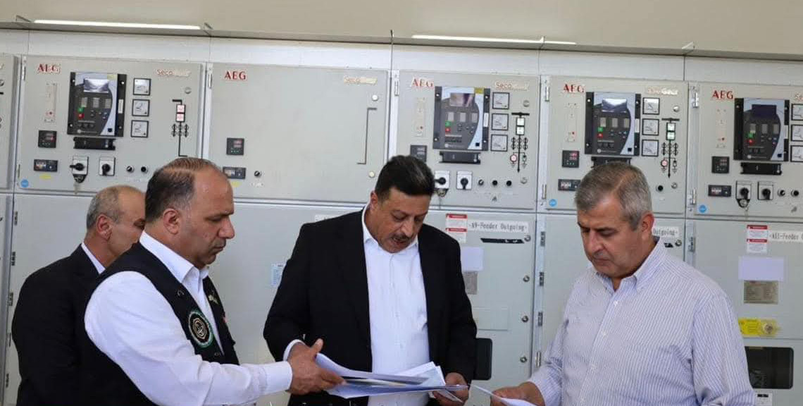 وزير الطاقة يفتتح محطة تحويل ومركز خدمات لتعزيز الشبكة الكهربائية