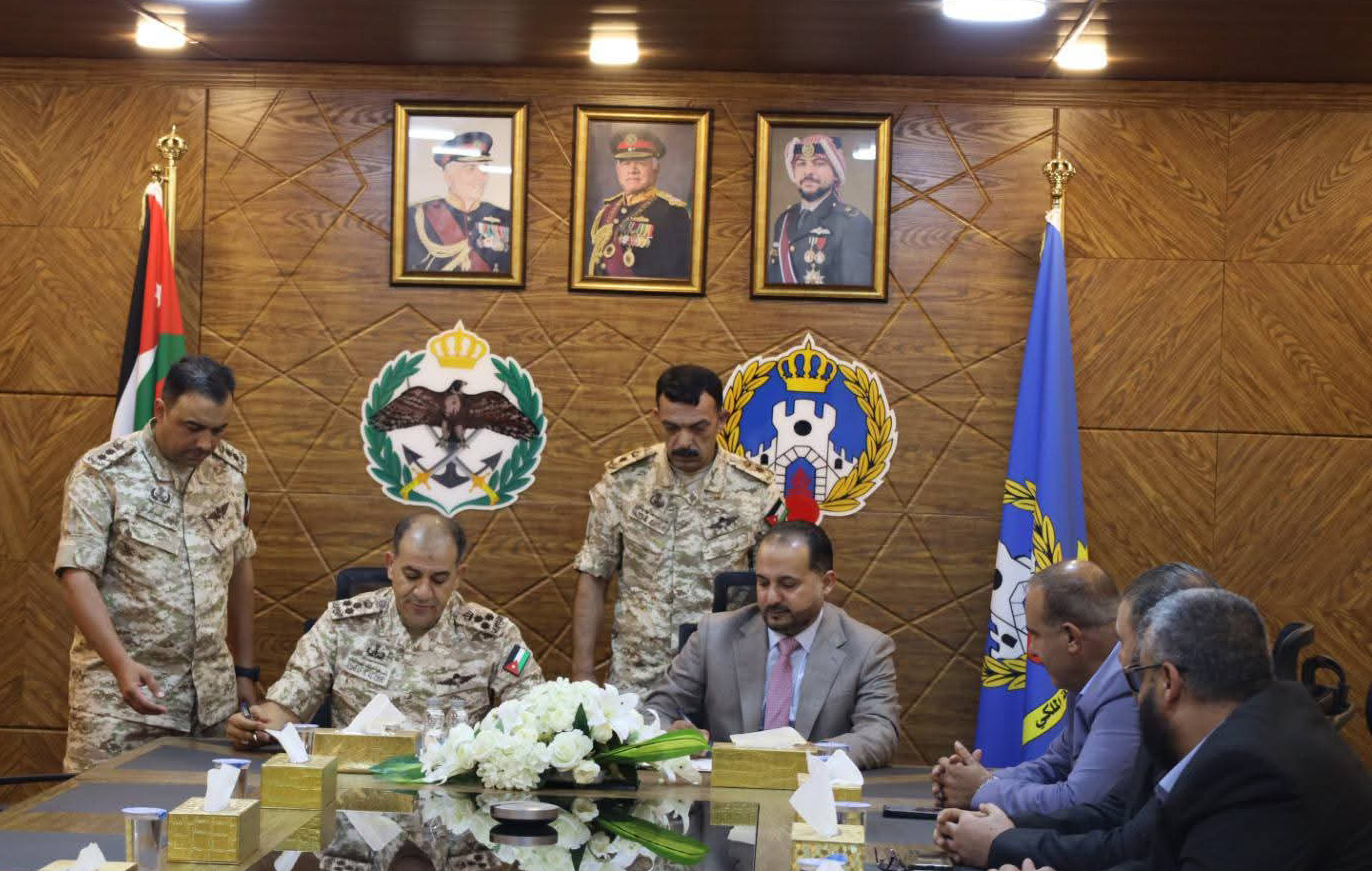 سلطة وادي الأردن وسلاح الهندسة الملكي يوقعان اتفاقية لتنظيف سد شعيب