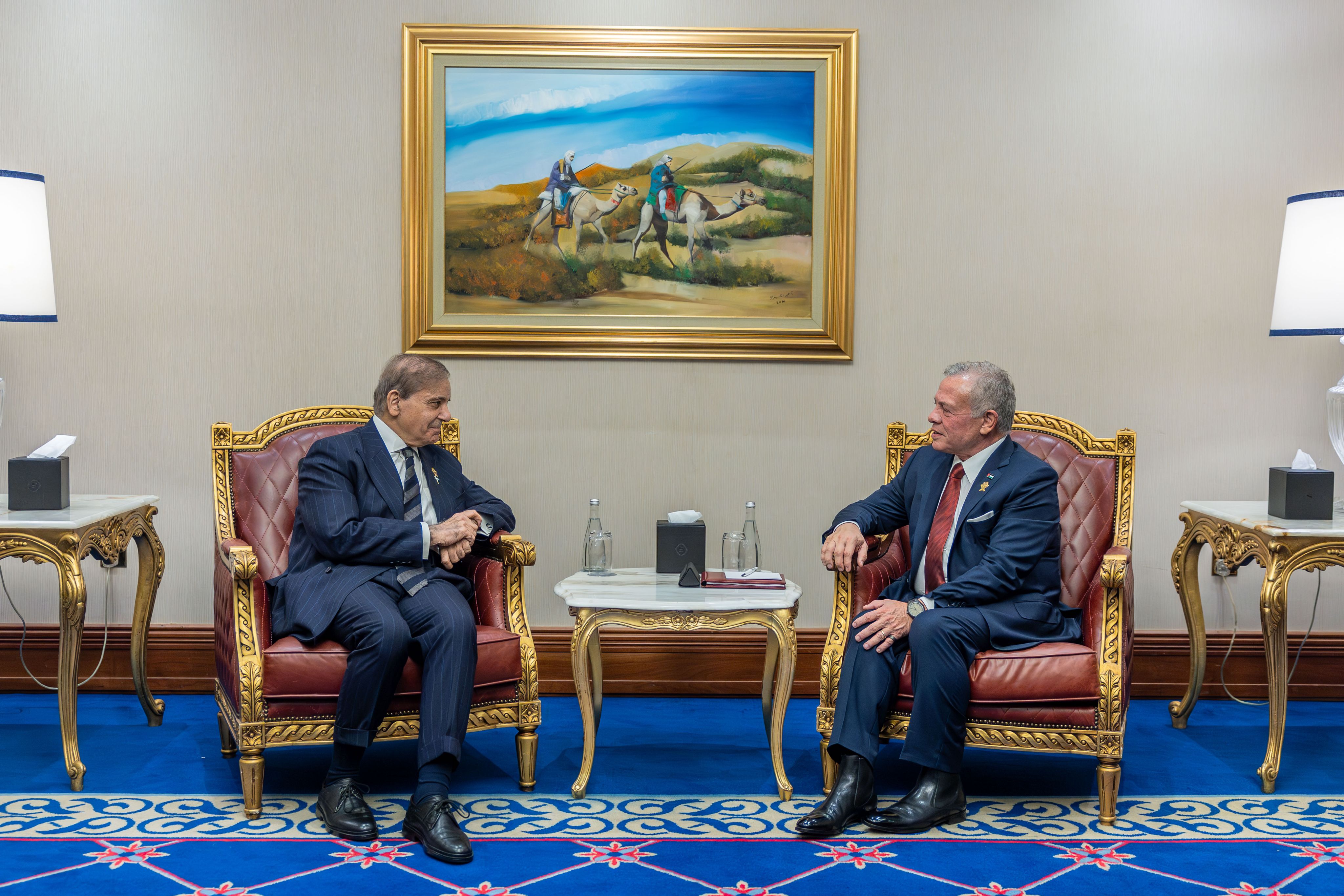 الملك يعقد لقاءات في الدوحة مع قادة دول شقيقة 1