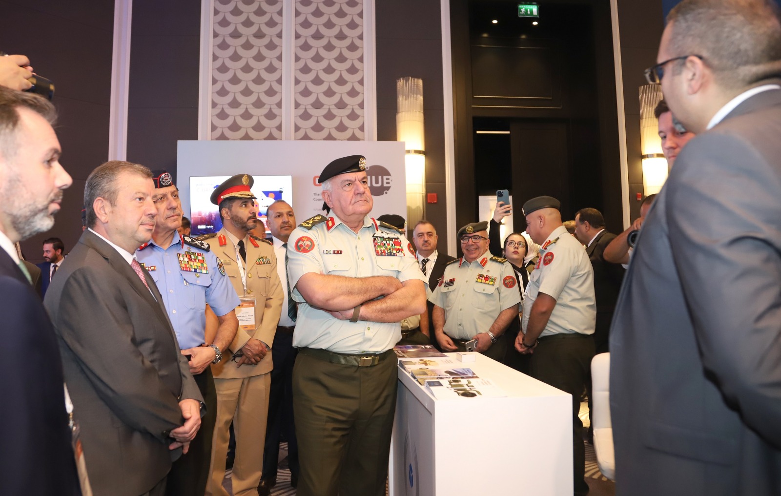 اللواء الركن الحنيطي يرعى افتتاح مؤتمر كشف ومكافحة الطائرات المسيّرة