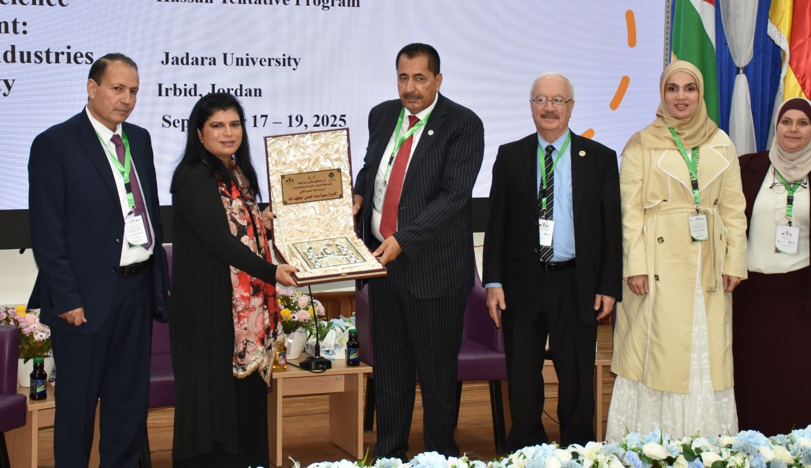 الأميرة سمية بنت الحسن تفتتح المؤتمر الدولي لنادي الهمبولت بجامعة جدارا