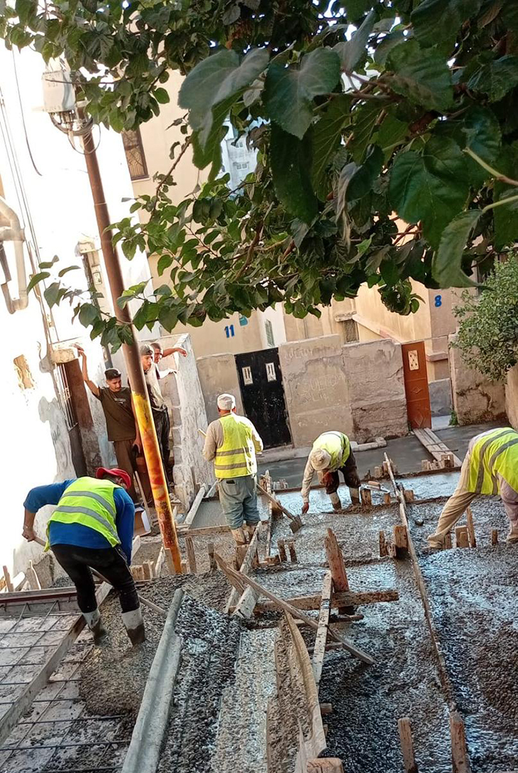 أمانة عمان تواصل أعمال صيانة الأدراج