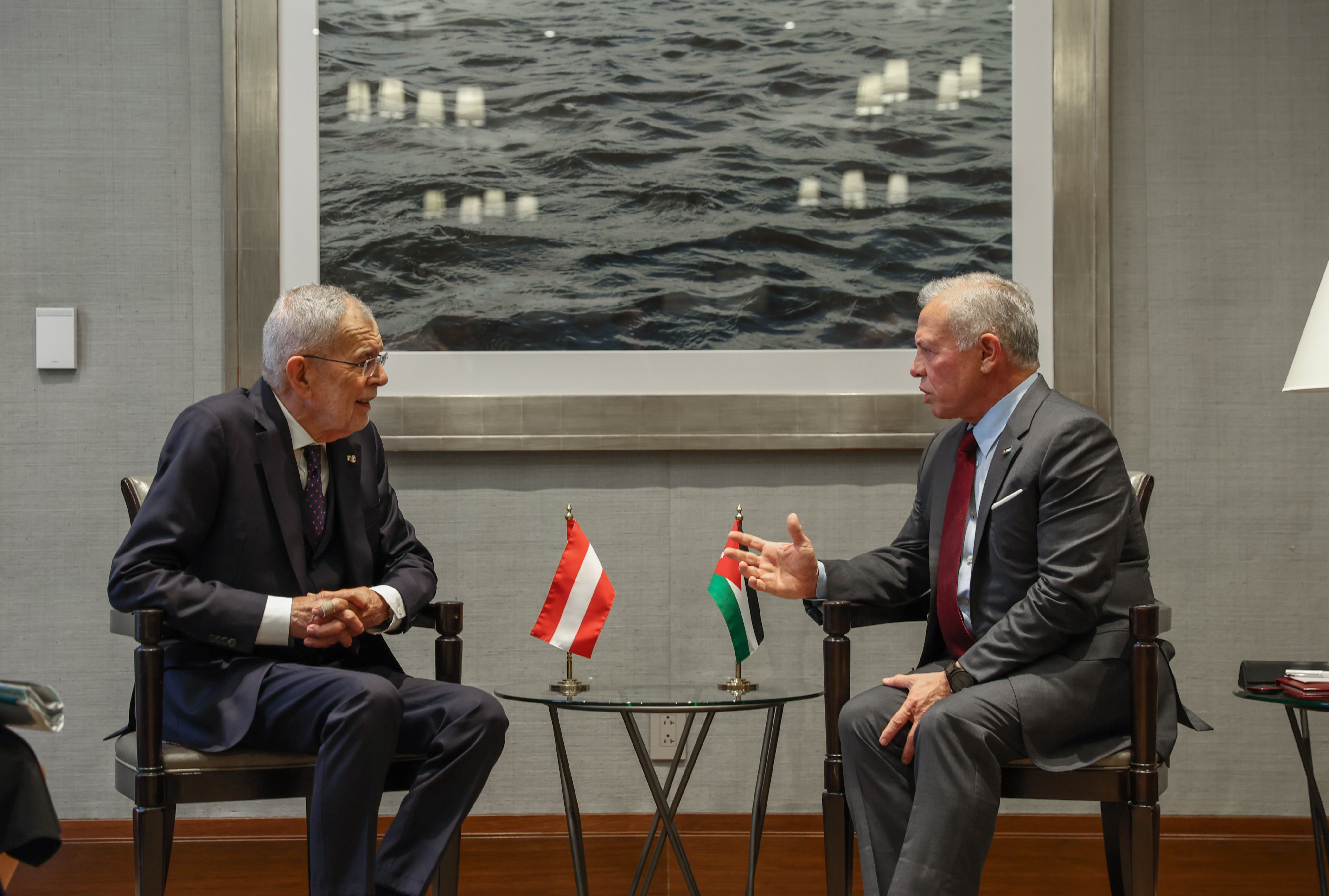 الملك يعقد في نيويورك لقاءات مع قادة دول ورؤساء منظمات دولية