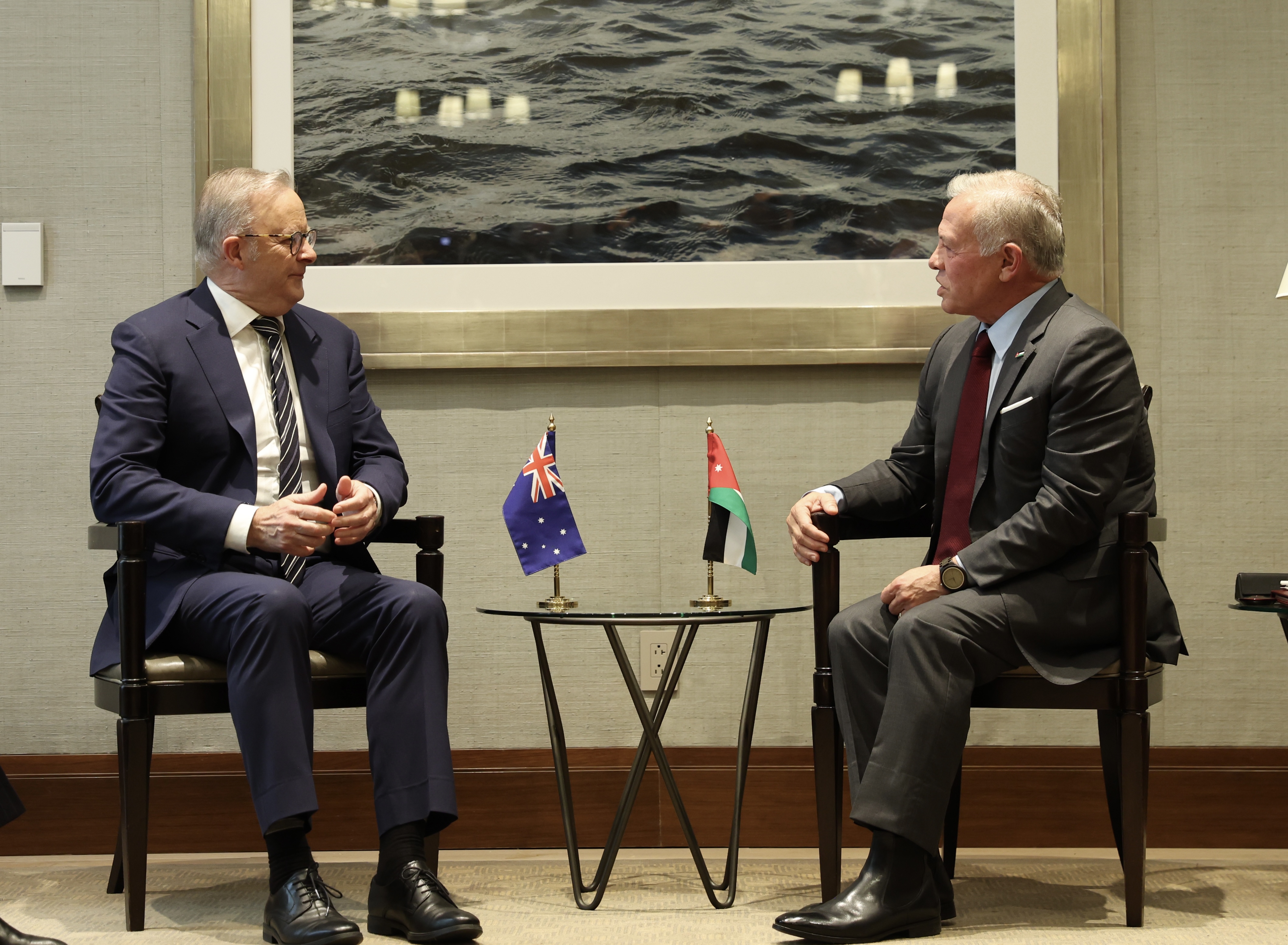 الملك يعقد في نيويورك لقاءات مع قادة دول ورؤساء منظمات دولية