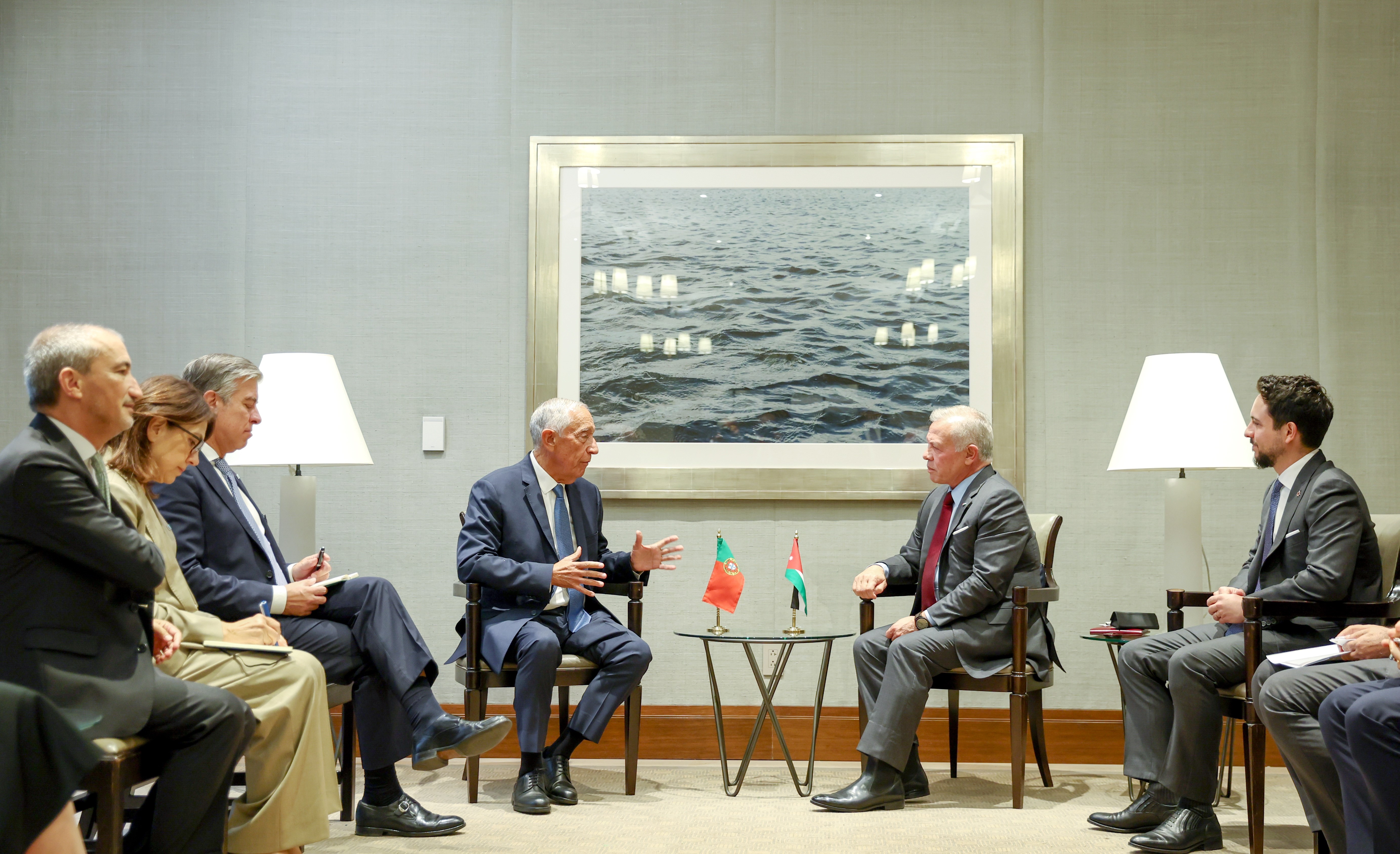 الملك يعقد في نيويورك لقاءات مع قادة دول ورؤساء منظمات دولية