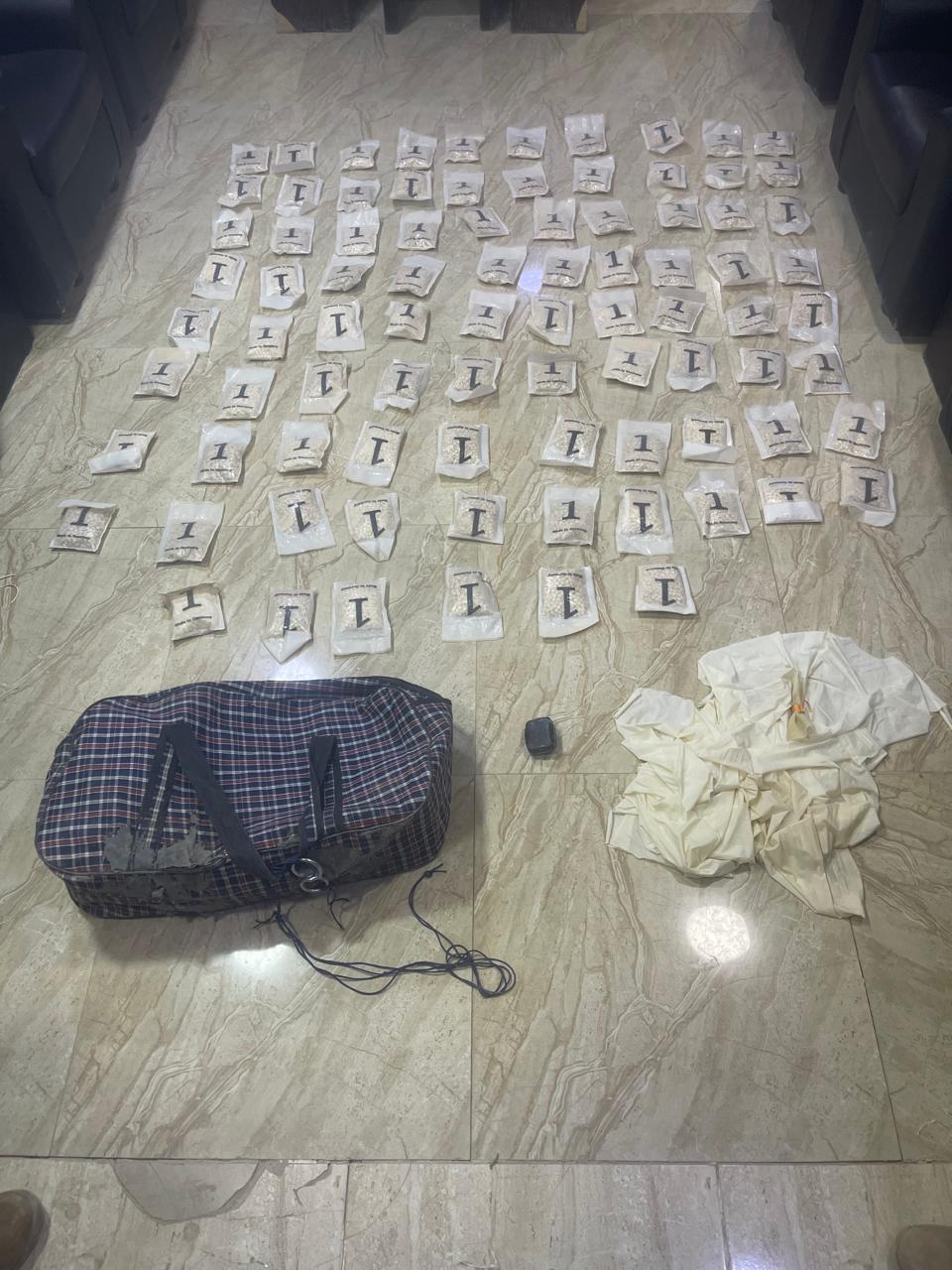 المنطقة العسكرية الشرقية تحبط 4 محاولات لتهريب مواد مخدرة بواسطة بالونات