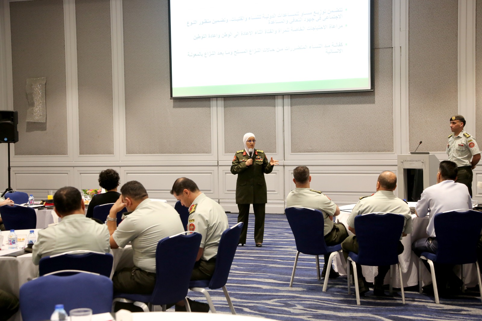 ورشة عمل لكبار القادة حول إدماج النوع الاجتماعي في مديرية شؤون المرأة العسكرية 