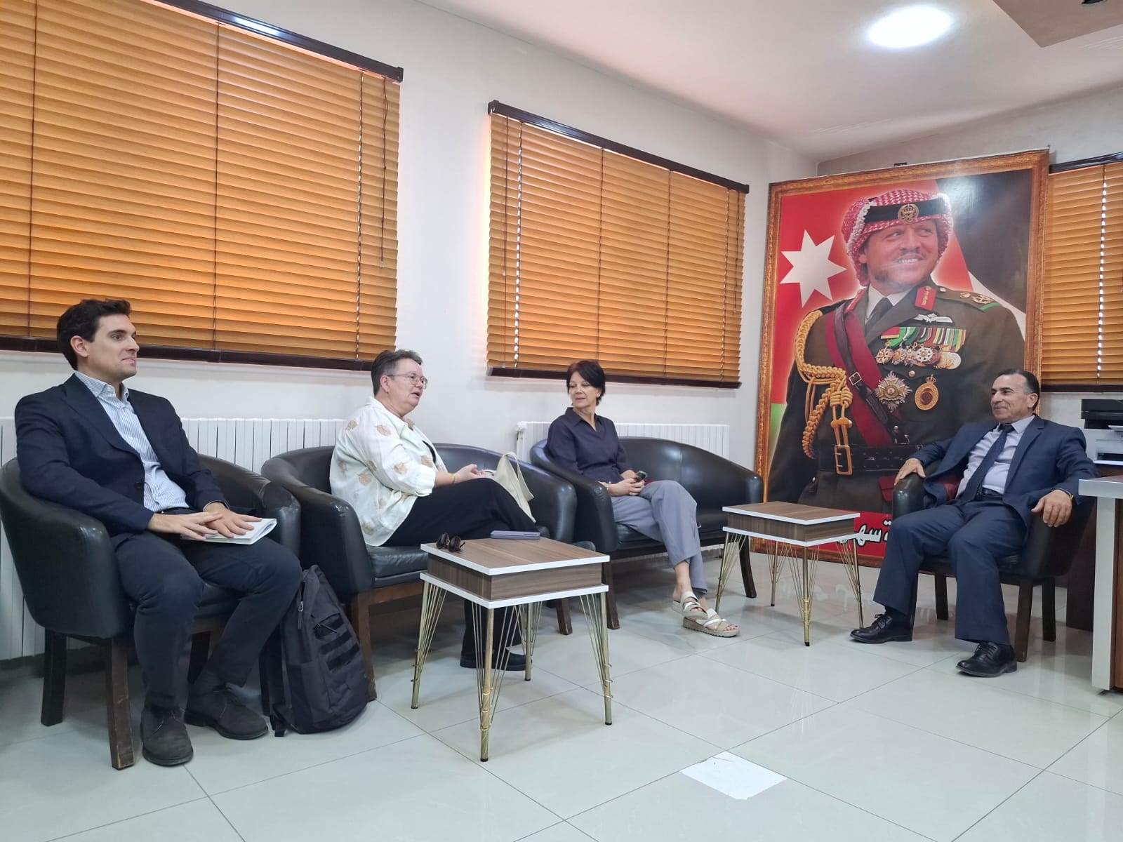 وفد من ممثلية الاتحاد الأوروبي يزور بلدية سهل حوران