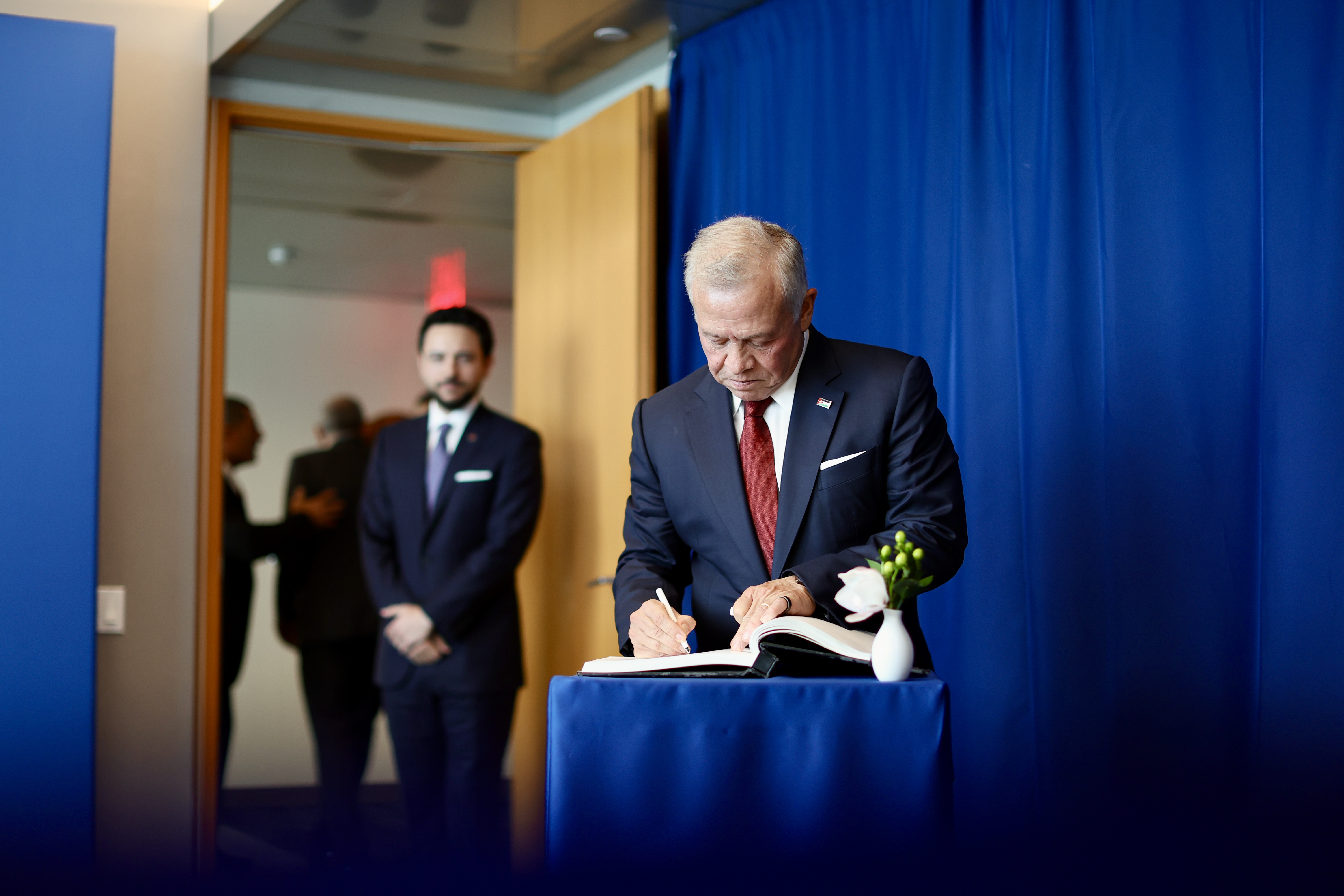 الملك يوجه نداء من نيويورك طالب فيه دول العالم أجمع بوقف المأساة الإنسانية في غزة