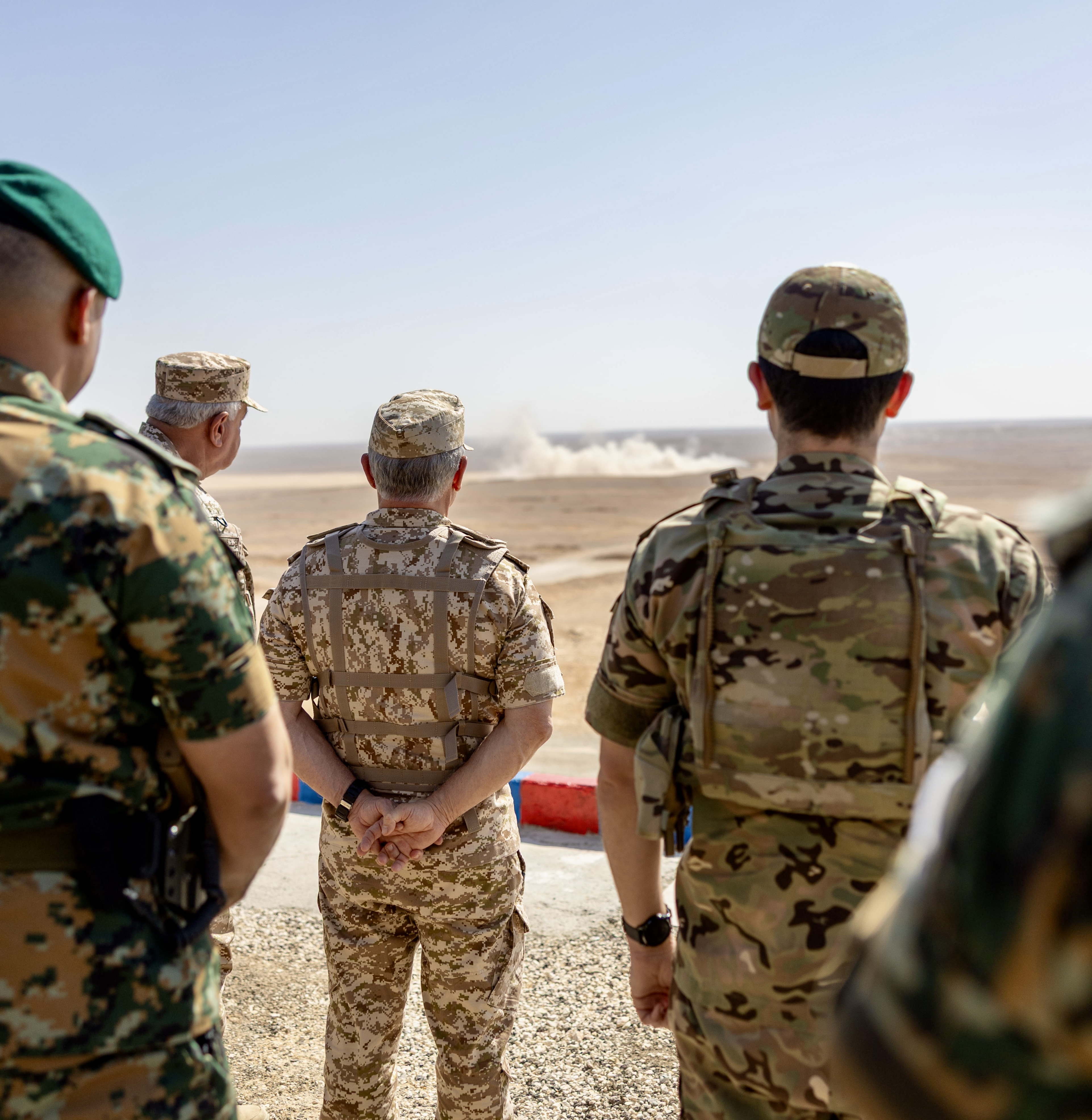 الملك وولي العهد يتابعان تمرينا ميدانيا لوحدات الدفاع الجوي الملكي