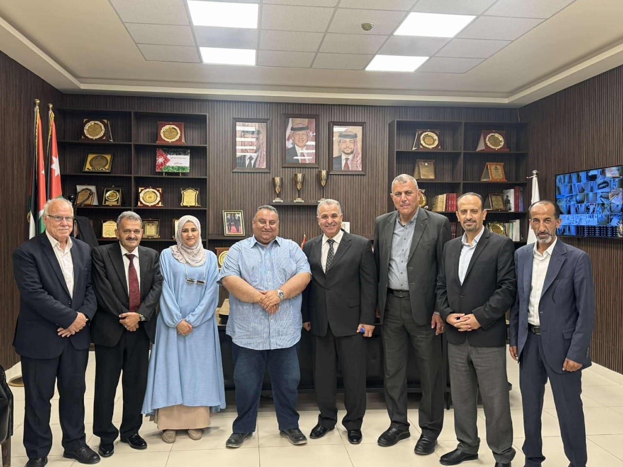 بحث التعاون بين لجنة نقابة الصحفيين لإقليم الشمال ومحافظة المفرق