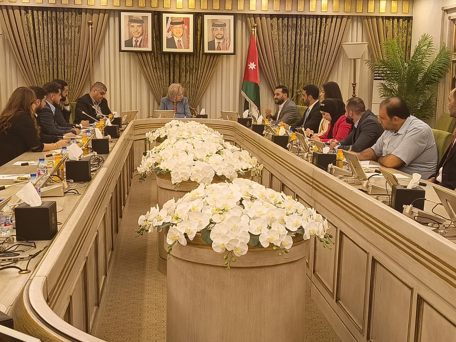 العين النجار تلتقي وفدًا من مبادرة ملهمون