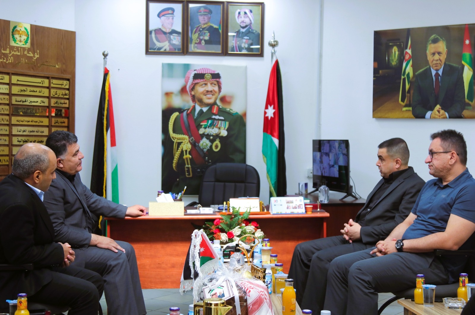 محافظ نابلس يزور المستشفى الميداني الأردني نابلس/ 8