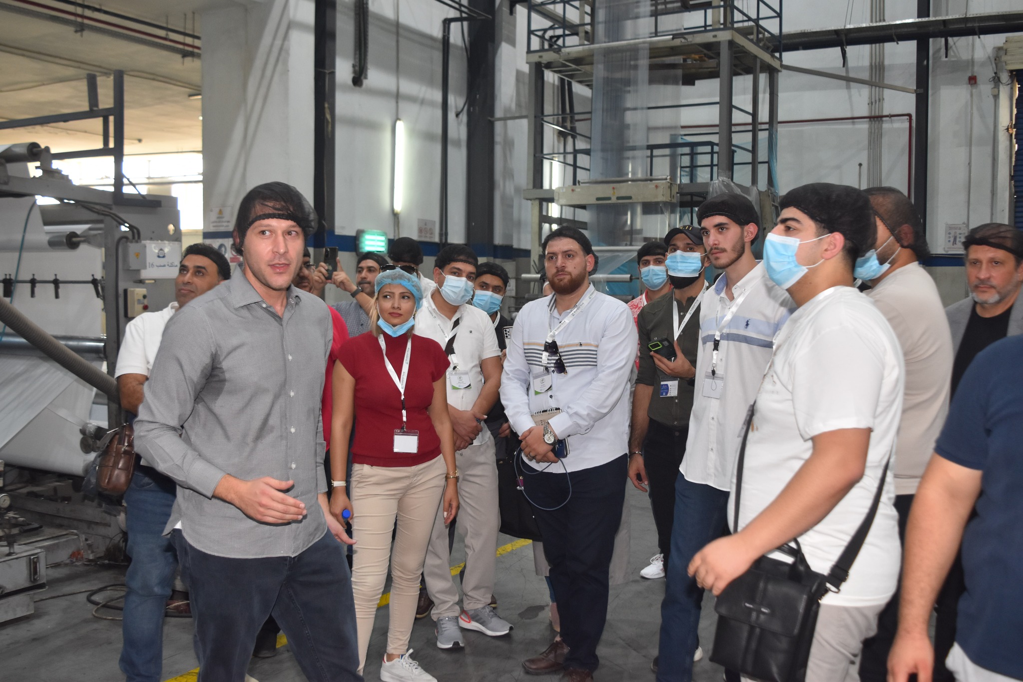 وفد سوري يزور مصانع تعبئة وتغليف بمنطقة شرق عمان الصناعية
