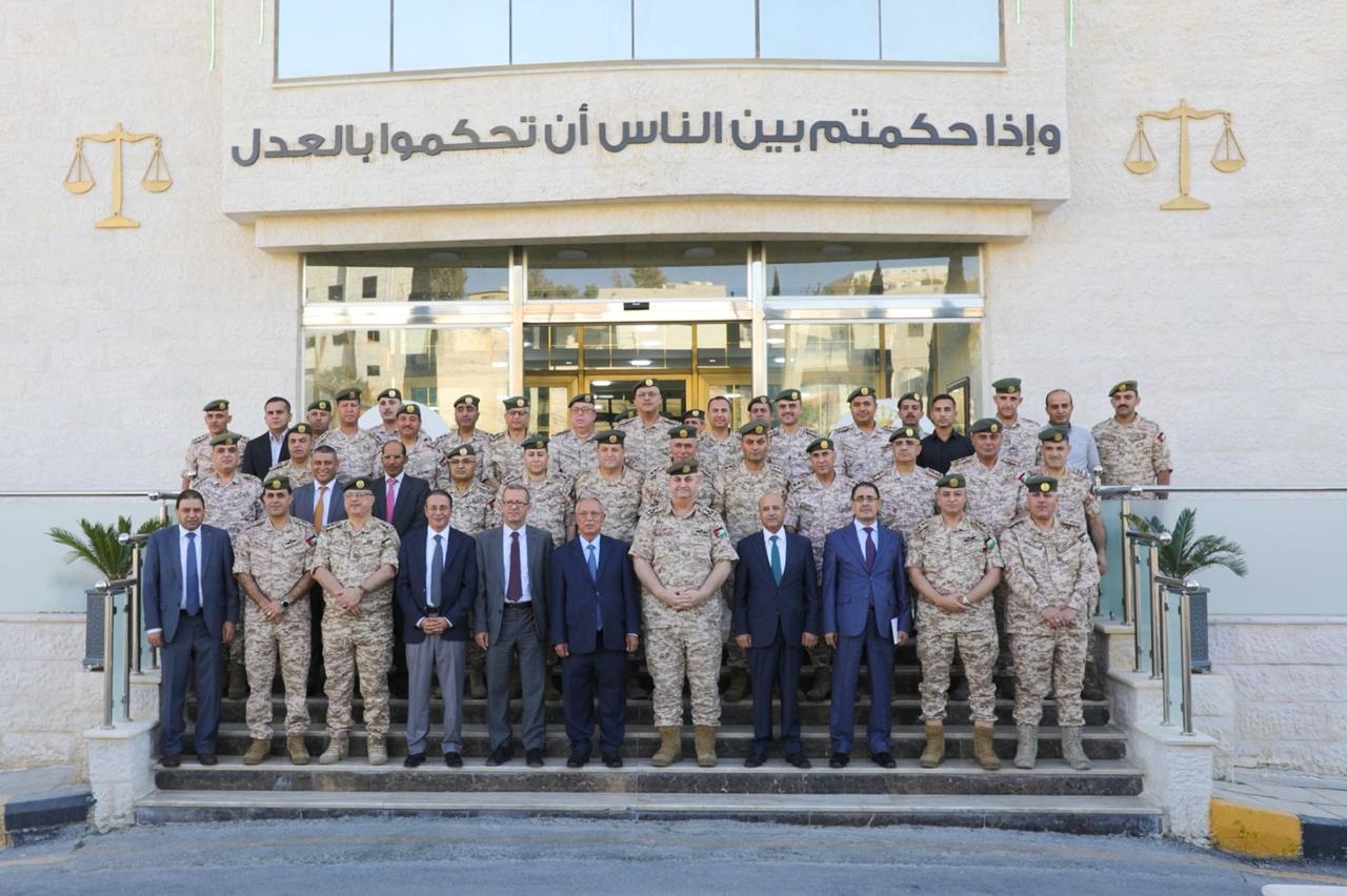 رئيس المجلس القضائي الأردني يزور مديرية القضاء العسكري
