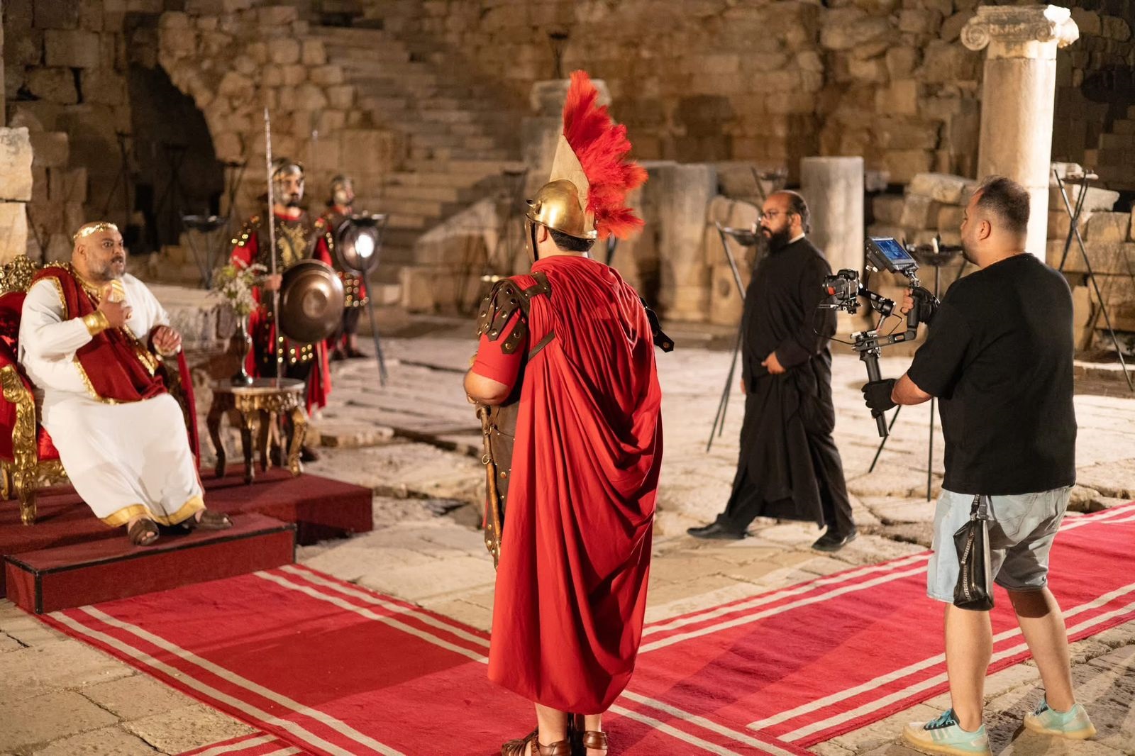 تصوير فيلم جوهرة الصحراء دير سانت كاترينا