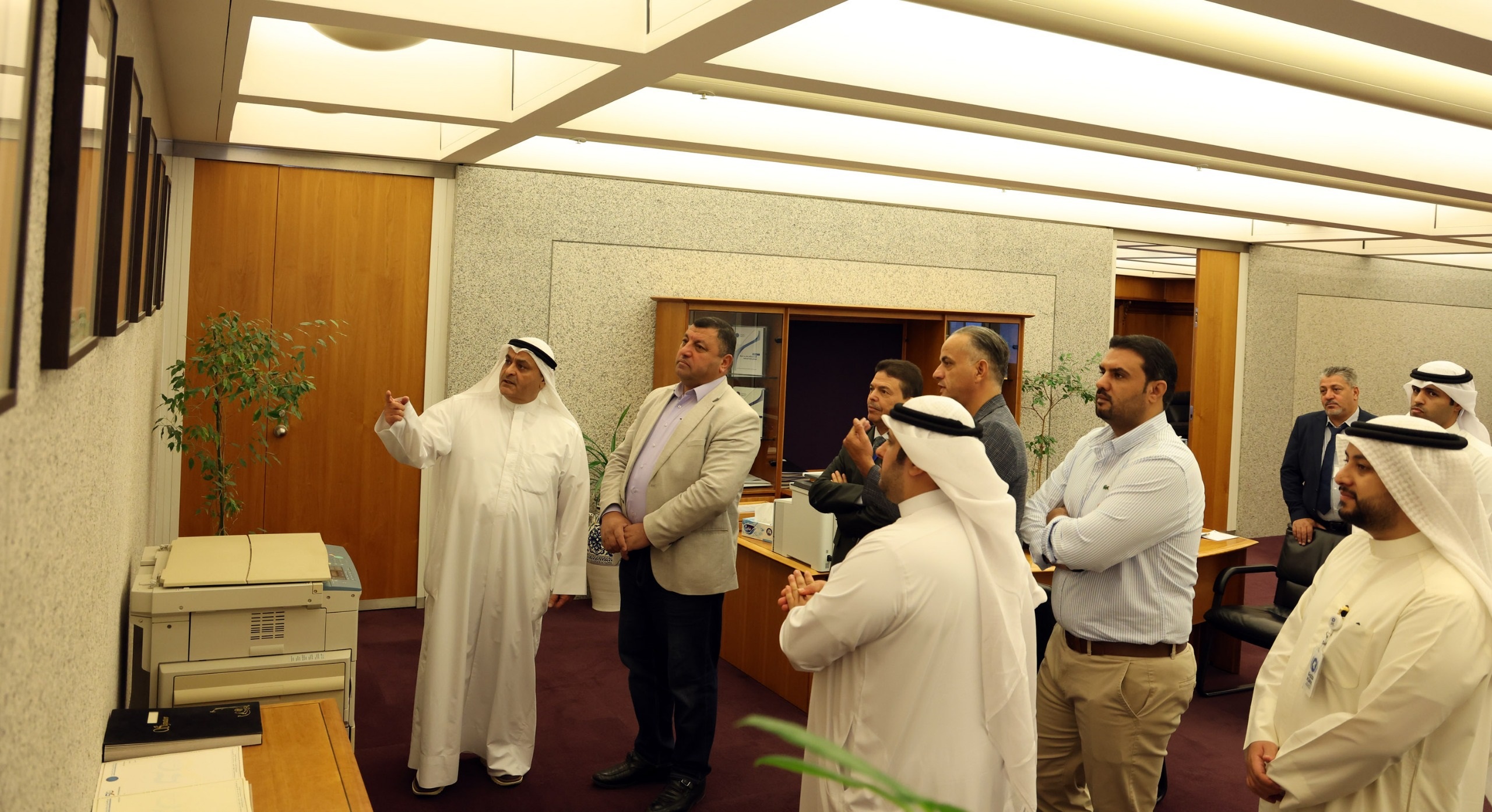 وفد إعلامي أردني من (بترا) يزور وكالة الأنباء الكويتية