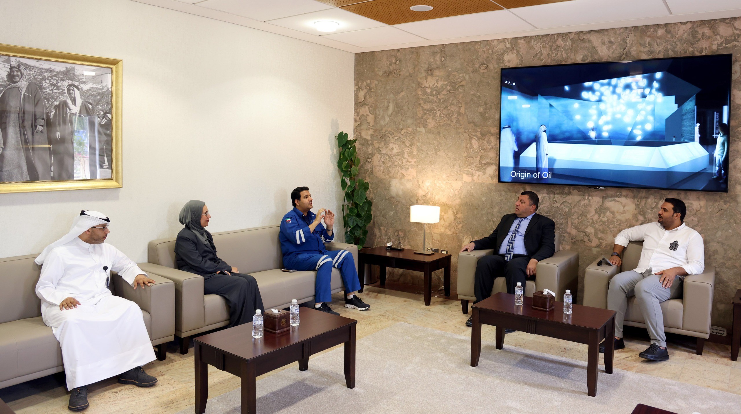وفد بترا يختتم زيارته للكويت بجولة في متحف قصر السلام ومعرض أحمد الجابر للنفط