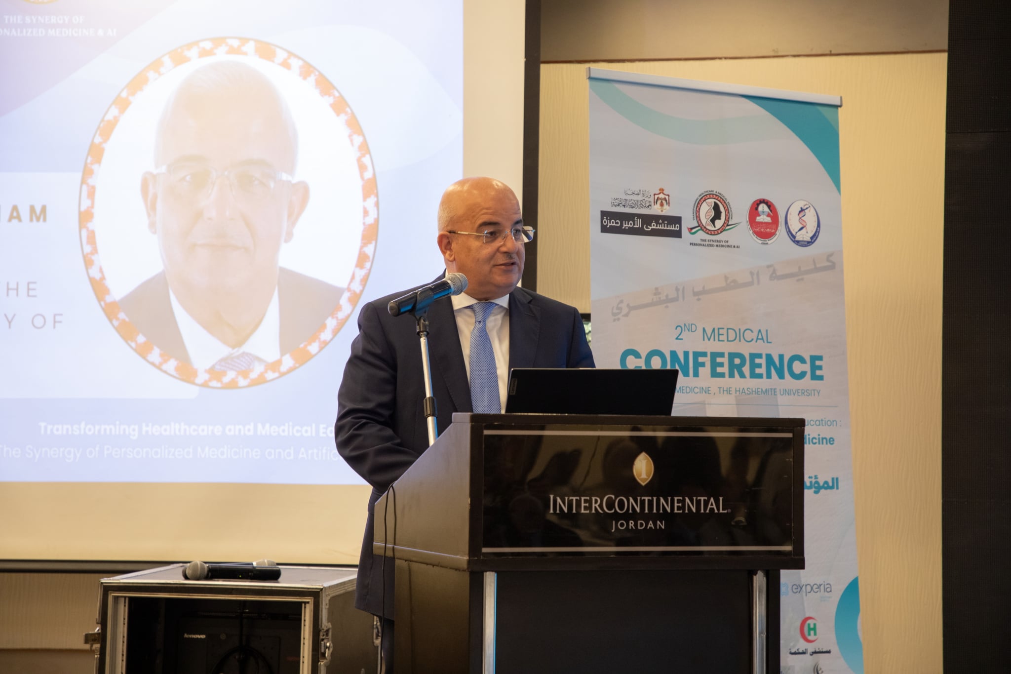 افتتاح أعمال المؤتمر الطبي الدولي الثاني لكلية الطب في الجامعة الهاشمية 