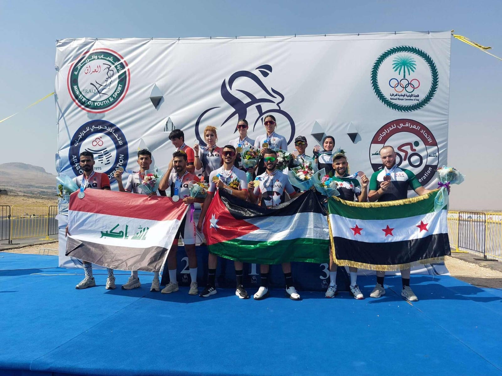 نتائج مميزة للمنتخب الوطني للدراجات في البطولة العربية