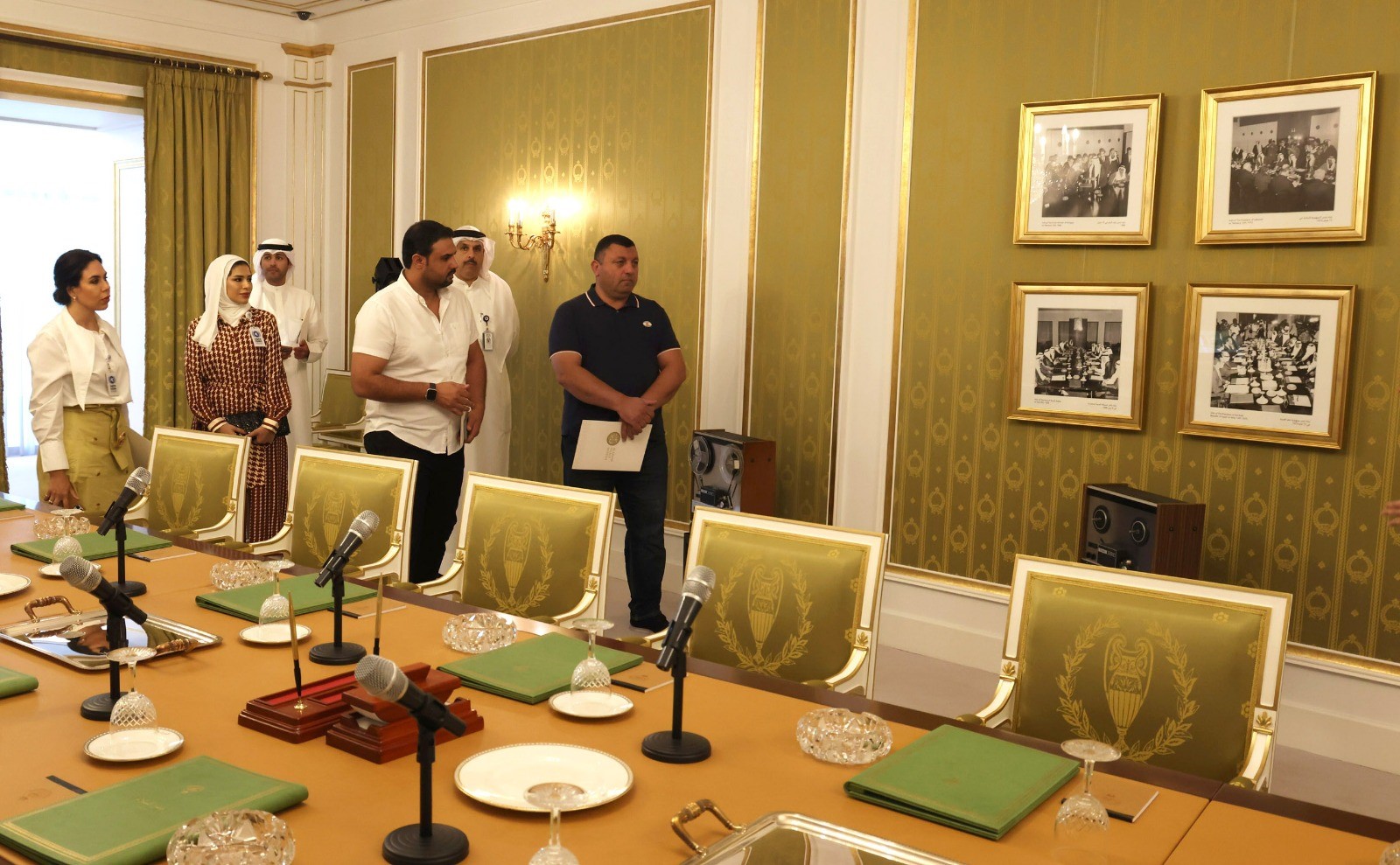 وفد بترا يختتم زيارته للكويت بجولة في متحف قصر السلام ومعرض أحمد الجابر للنفط