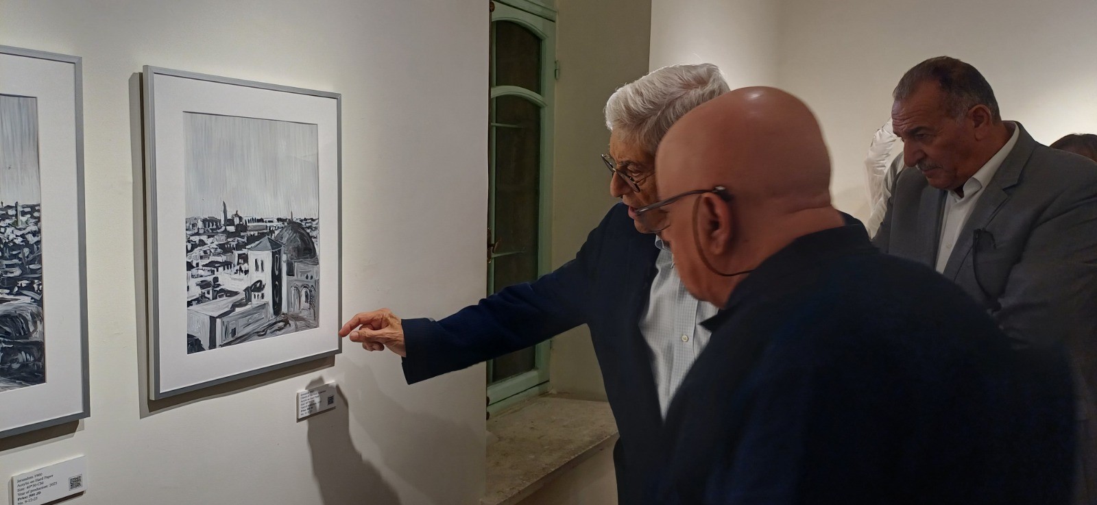 افتتاح معرض فلسطين..مدن على جدار القلب للتشكيلي البندك