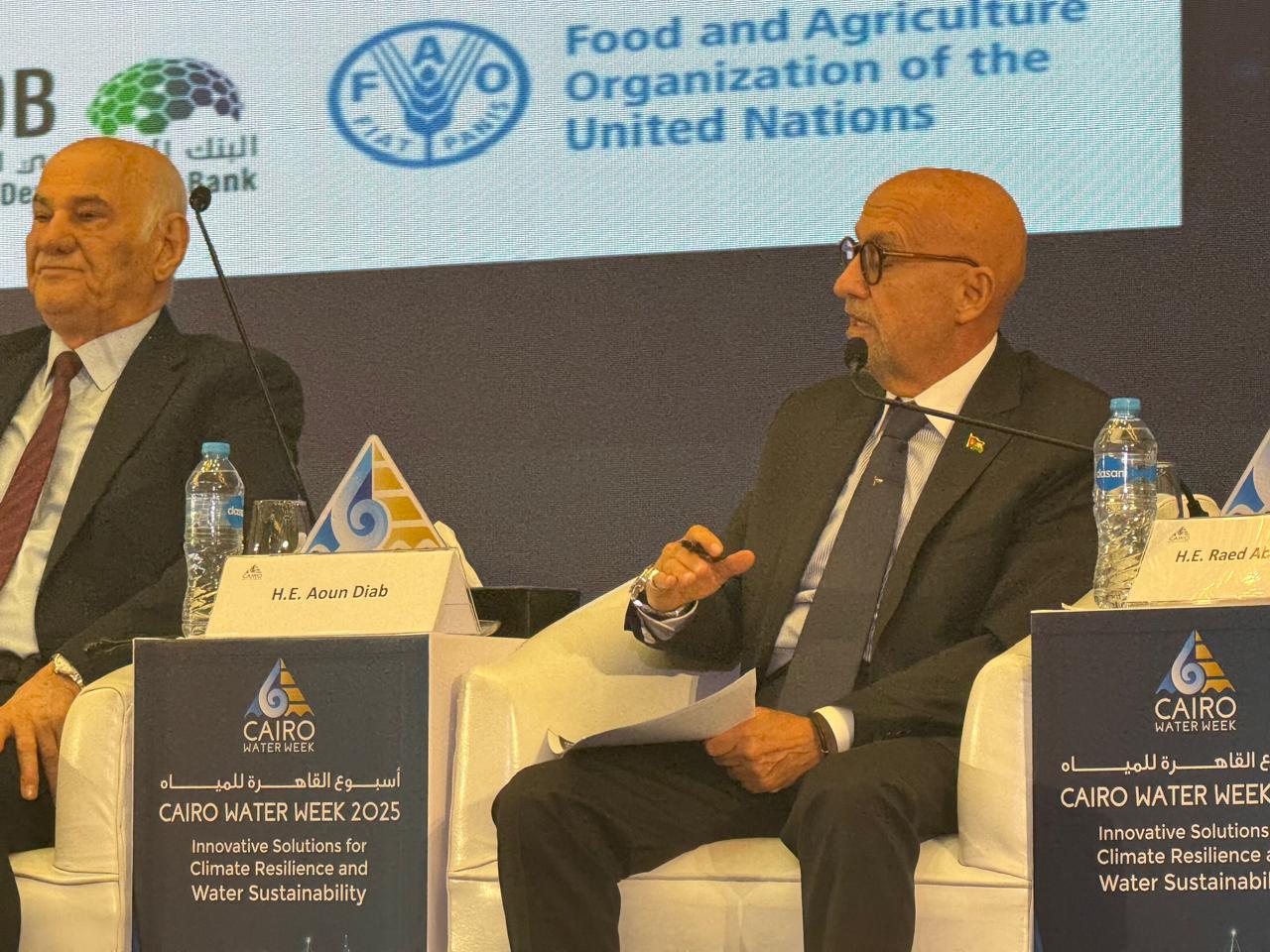 وزير المياه يقدم رؤية الأردن المائية تجاه مؤتمر الأمم المتحدة 2026