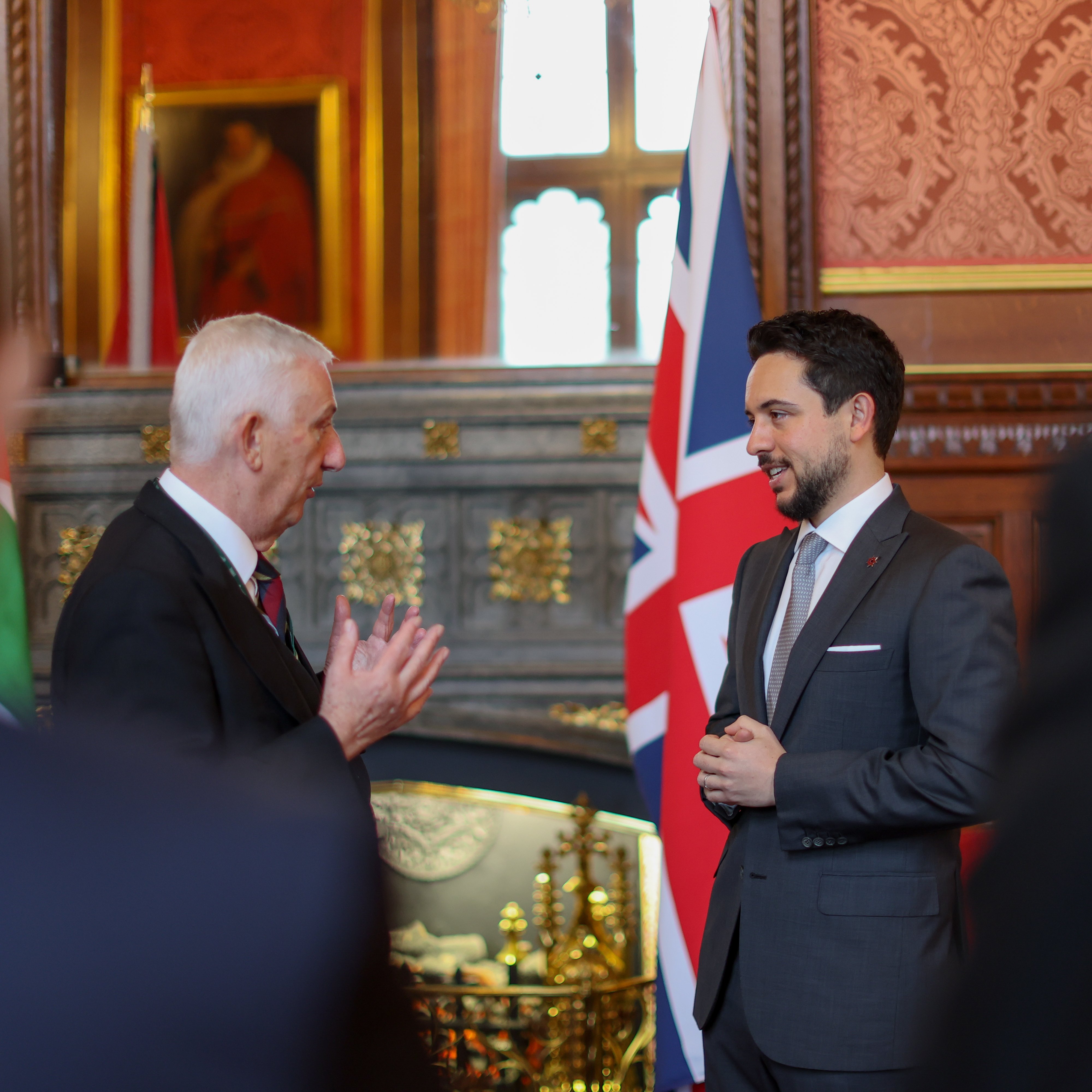 ولي العهد يلتقي رئيس مجلس العموم البريطاني ورئيسة لجنة التنمية الدولية بالمجلس