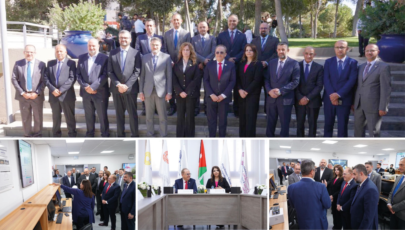 وفد أكاديمي من وزارة التعليم العالي السورية يزور جامعة الأميرة سمية