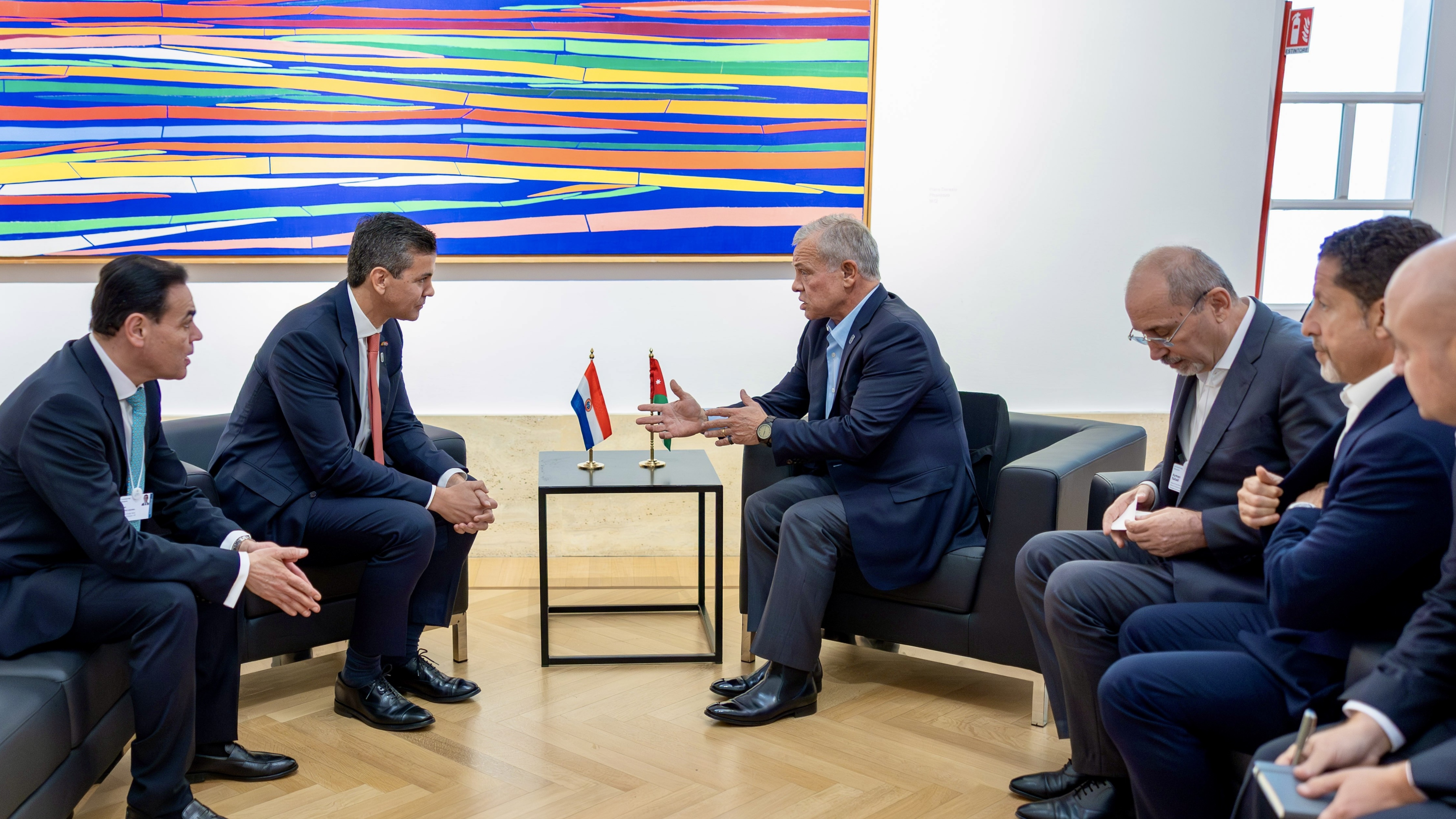 الملك ورئيسة وزراء إيطاليا يترأسان جولة جديدة من مبادرة اجتماعات العقبة في روما