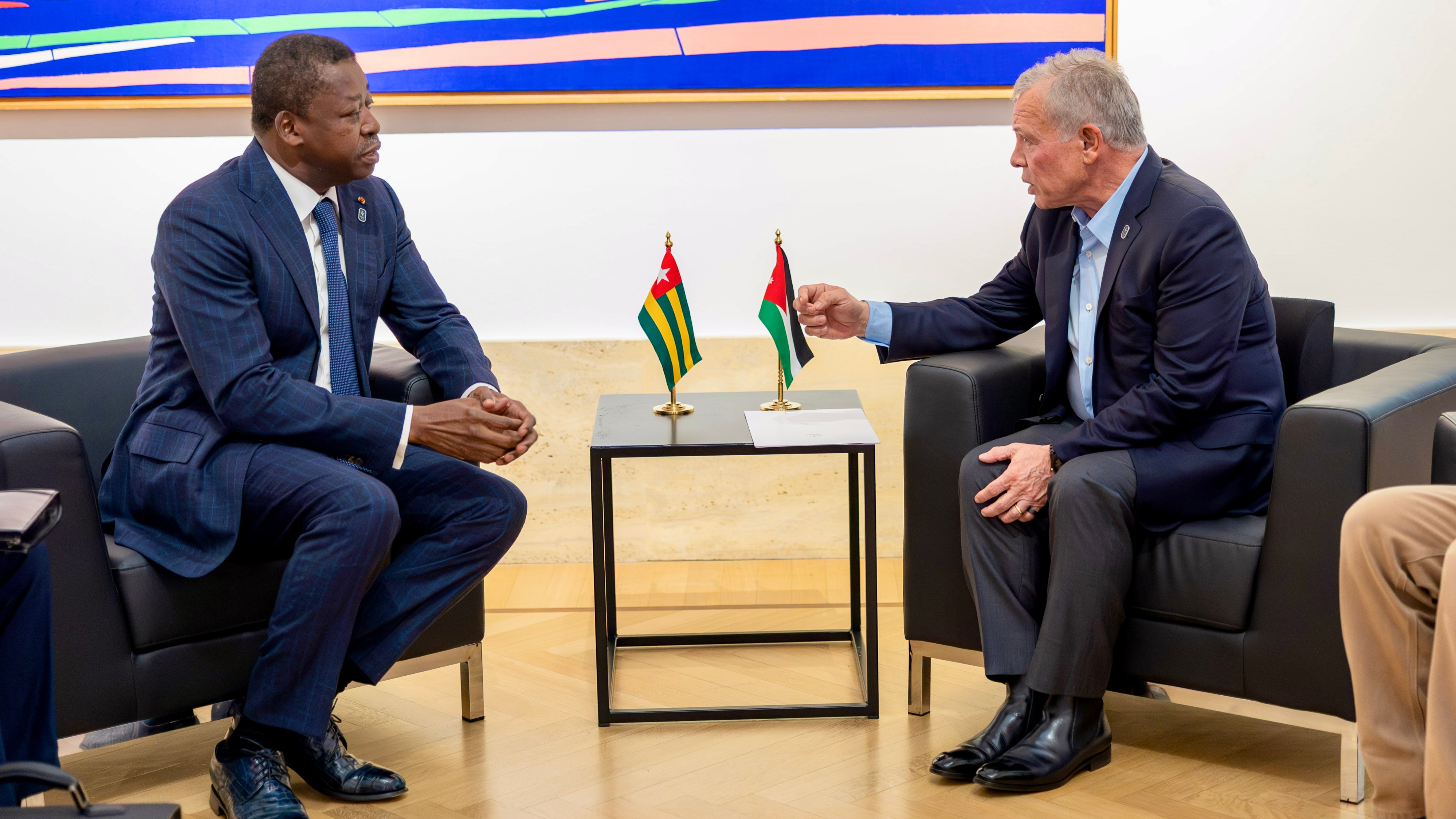 الملك ورئيسة وزراء إيطاليا يترأسان جولة جديدة من مبادرة اجتماعات العقبة في روما