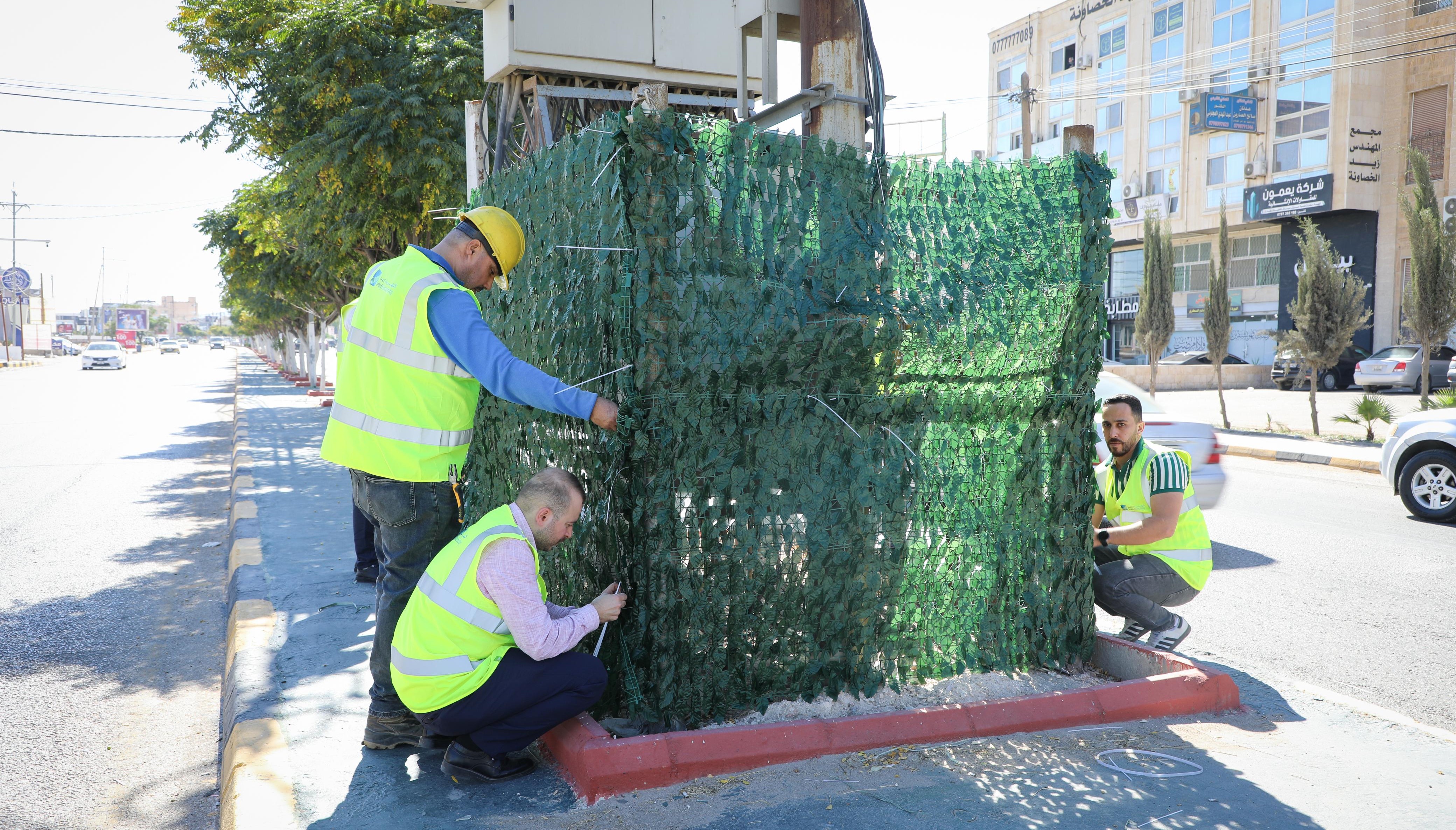 إطلاق مبادرة لتجميل المحولات الكهربائية في إربد