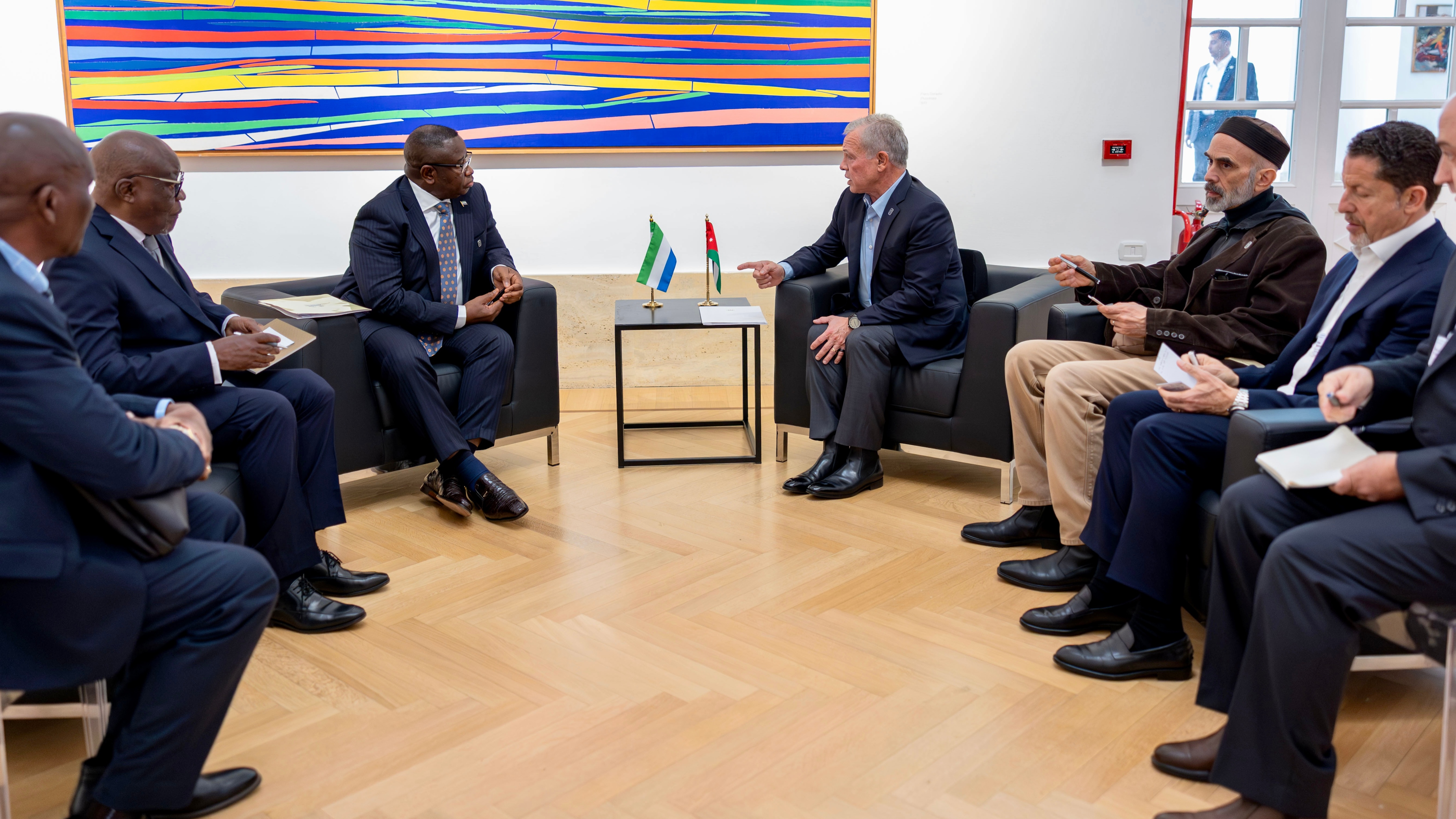 الملك ورئيسة وزراء إيطاليا يترأسان جولة جديدة من مبادرة اجتماعات العقبة في روما