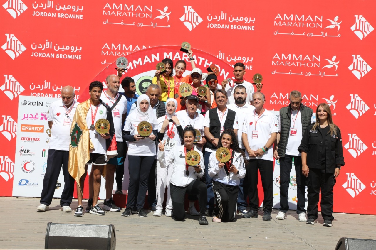 برعاية الأمير فراس بن رعد برومين ماراثون عمّان الدولي يختتم فعالياته الدولية
