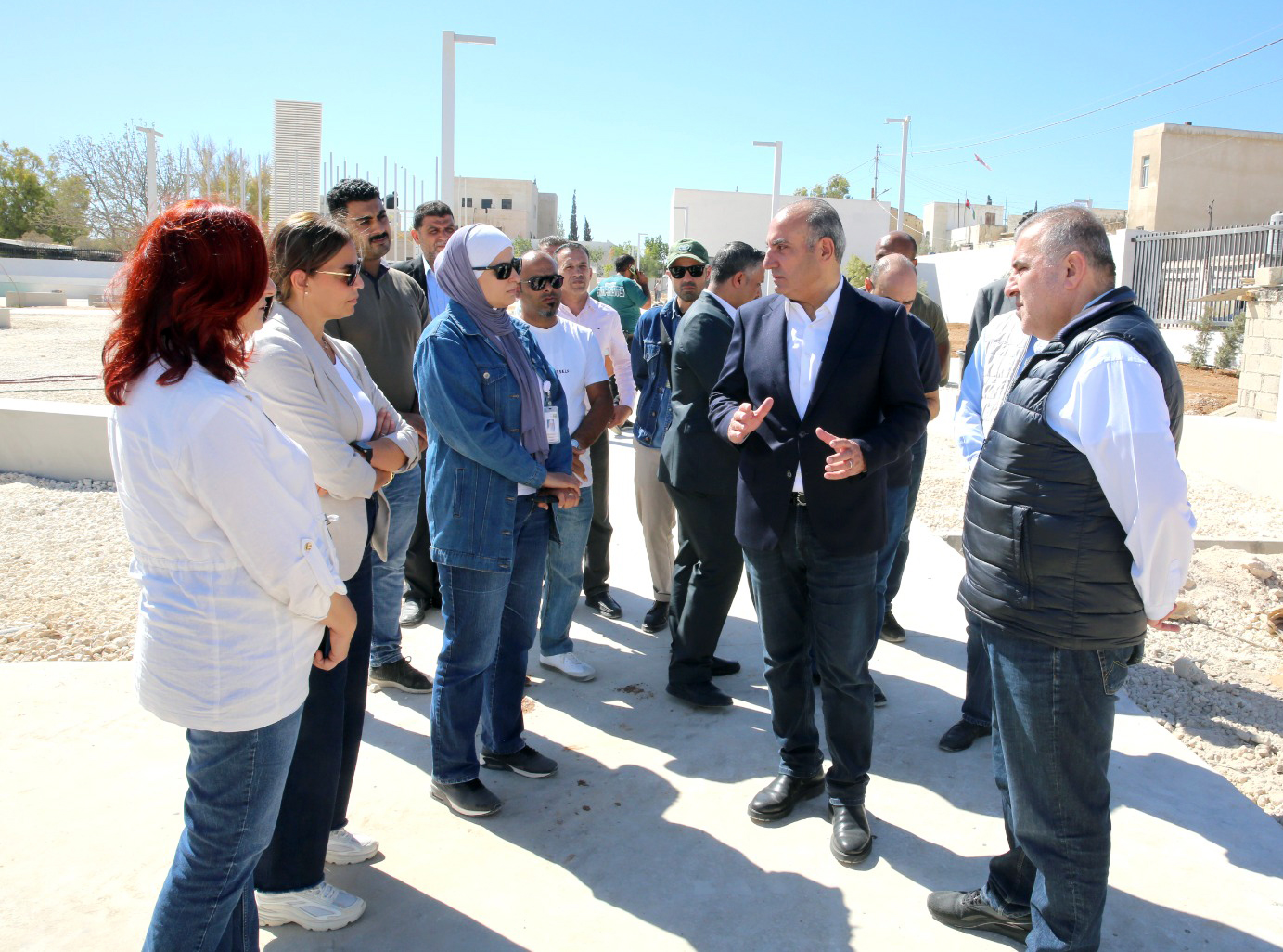 الشواربة يطلع على سير العمل في الصرح التذكاري لمئوية تأسيس الدولة