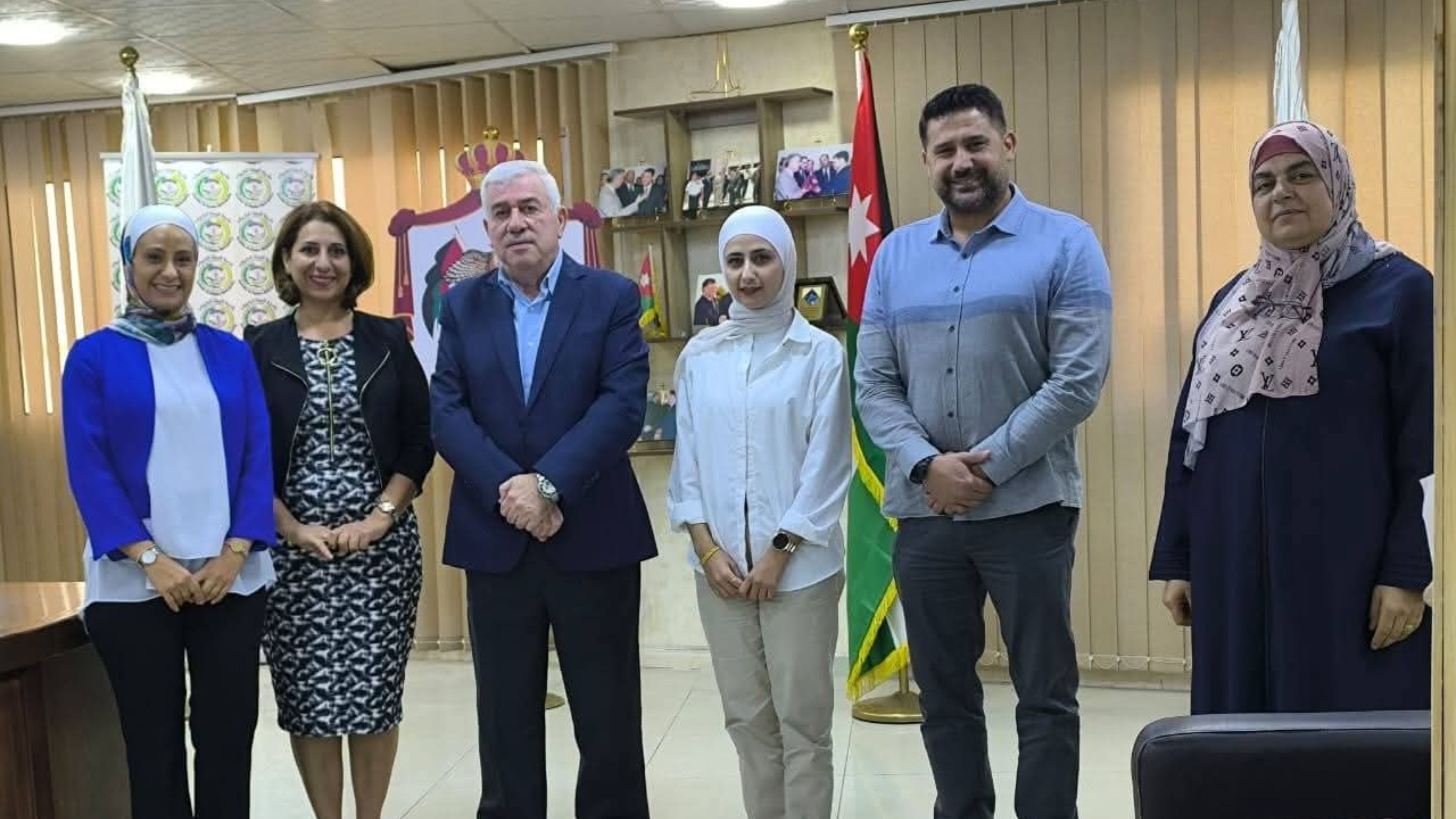 بحث التعاون بين بلدية الرمثا و البلجيكية للتنمية الدولية