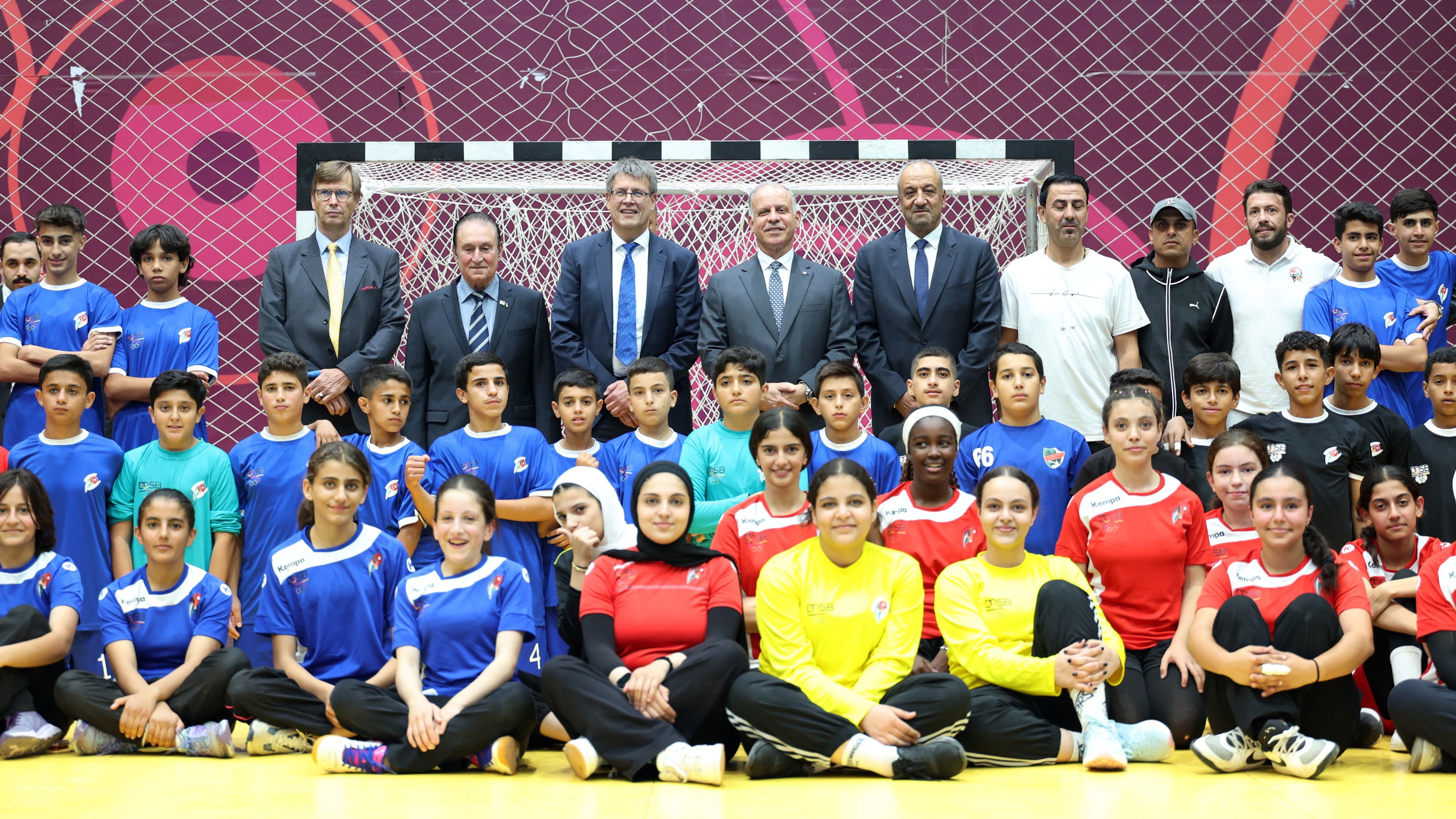 الأمير فيصل يرعى حفل ختام مشروع كرة اليد الأردني الألماني