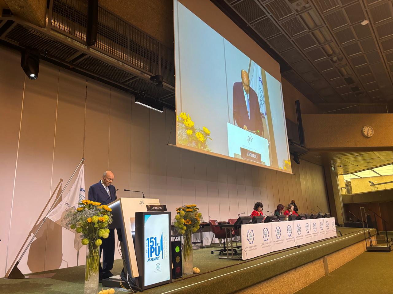الفايز يُلقي كلمة في افتتاحية مؤتمر الاتحاد البرلماني الدولي بجنيف