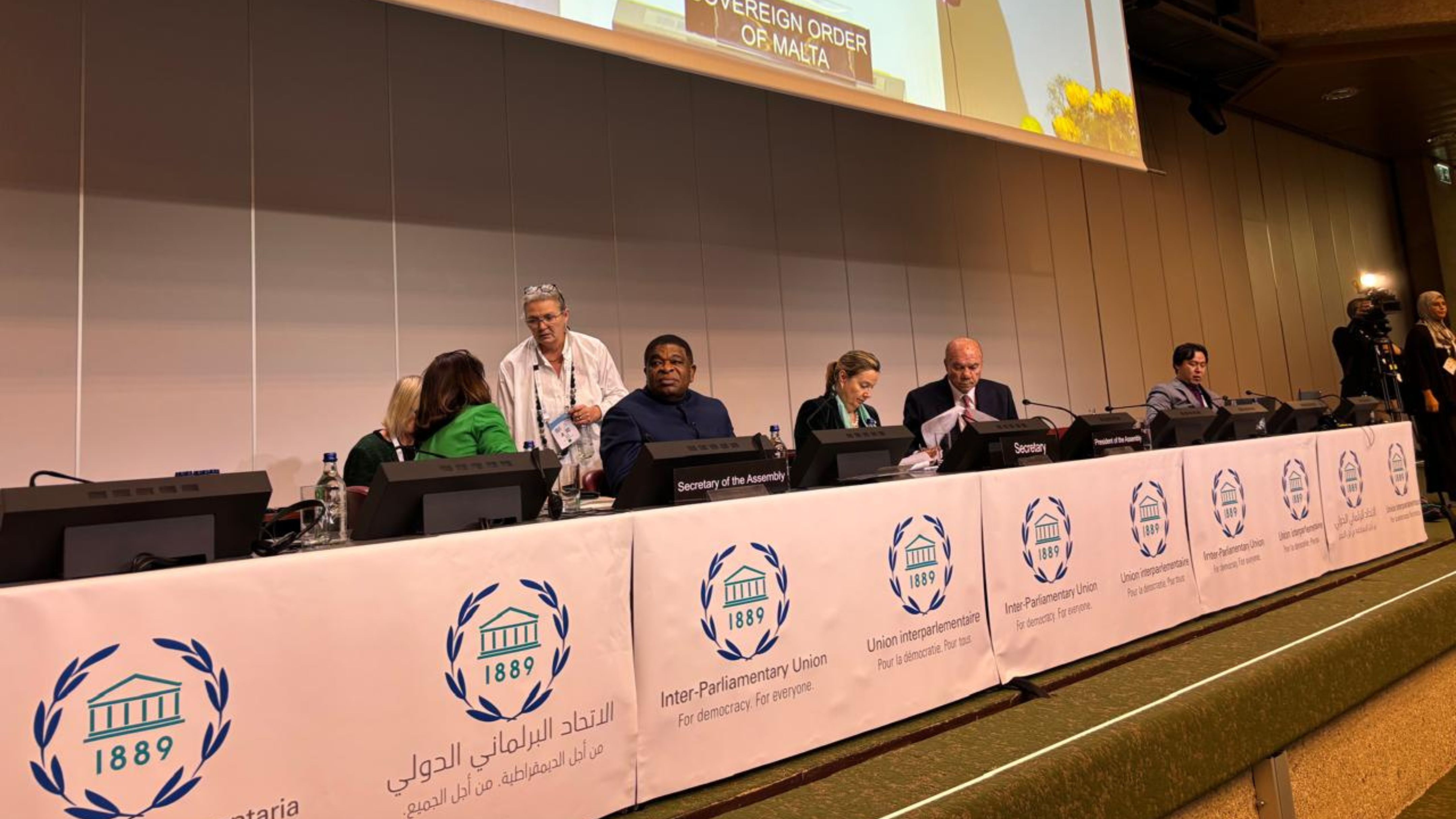 الفايز يترأس جانبا من جلسة المناقشة العامة لمؤتمر الاتحاد البرلماني الدولي في جنيف