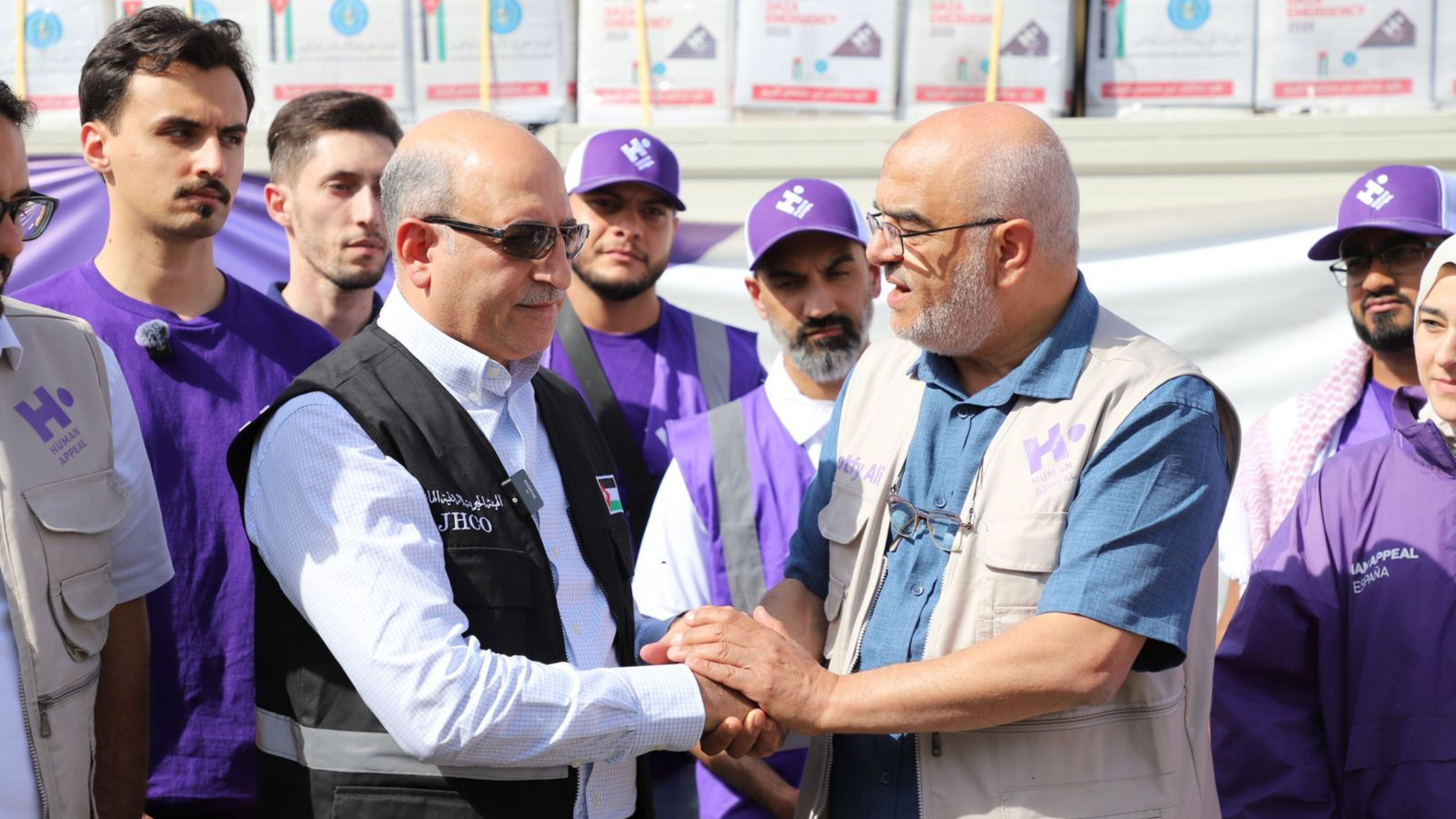 امين عام الهيئة الخيرية الأردنية الهاشمية  يستقبل  وفدًا من منظمة هيومن أبيل