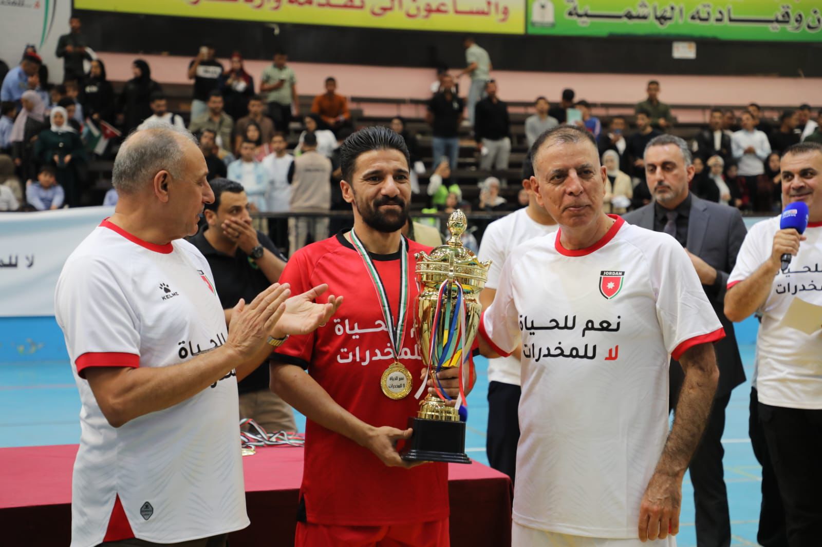 وزير الداخلية ومدير الأمن العام يشهدان إطلاق حملة  نعم للحياة ....لا للمخدرات