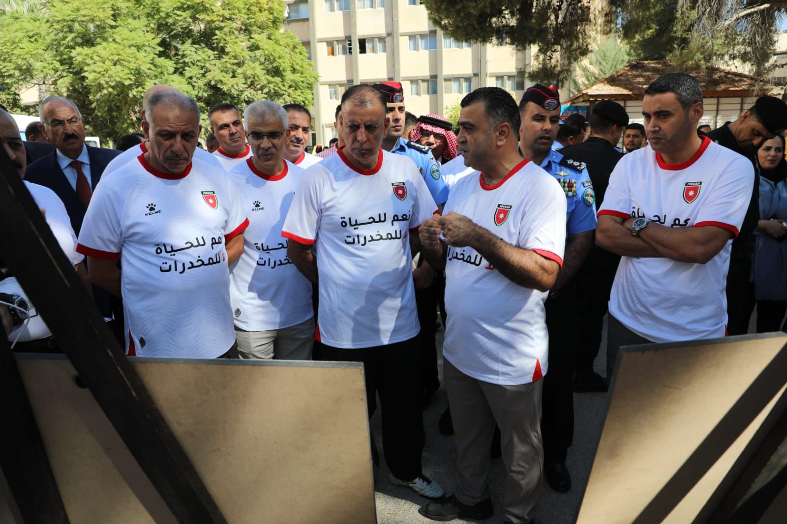 وزير الداخلية ومدير الأمن العام يشهدان إطلاق حملة  نعم للحياة ....لا للمخدرات