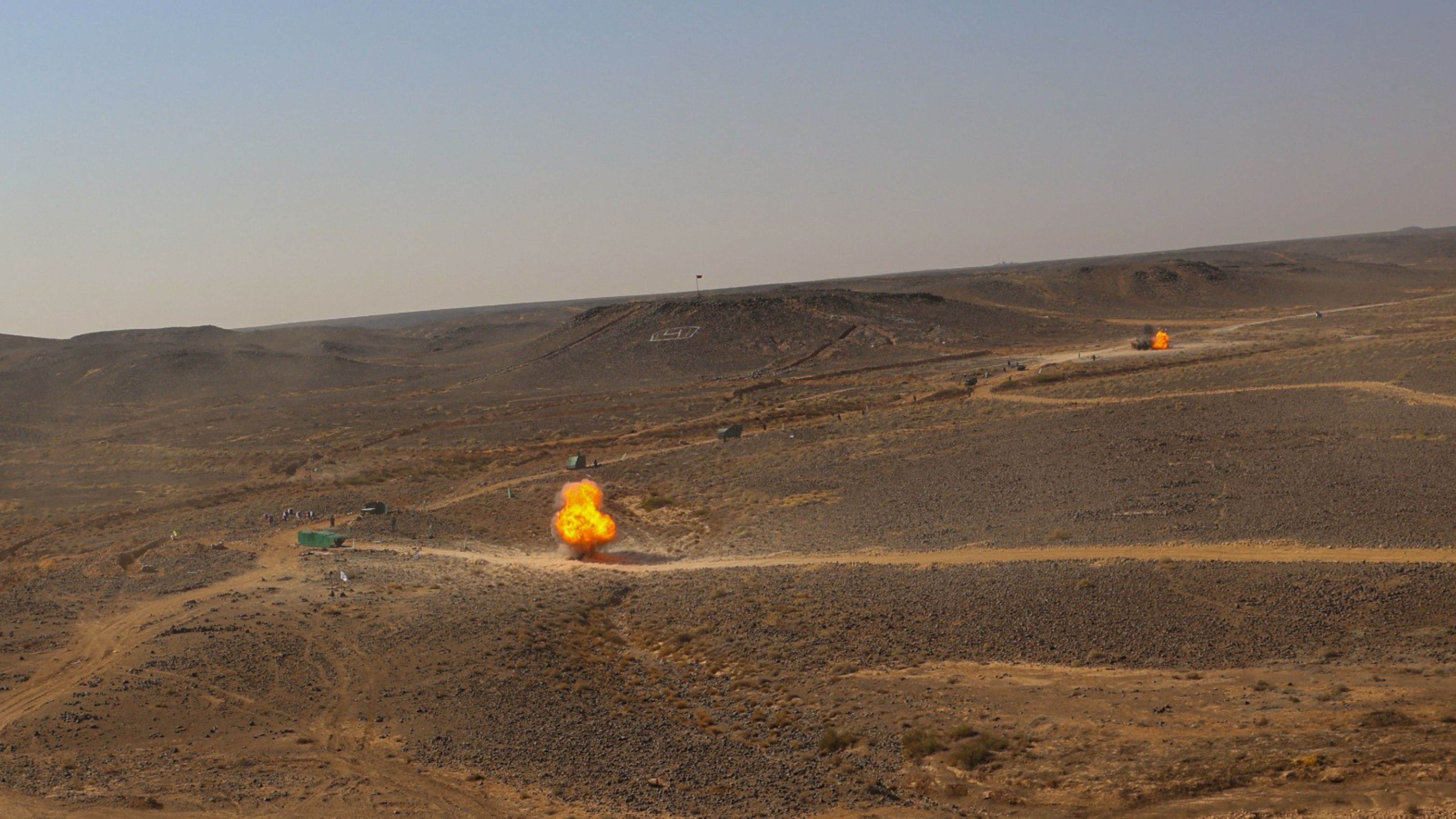 رئيس هيئة الأركان يتابع التمرين التعبوي صهيل العاديات