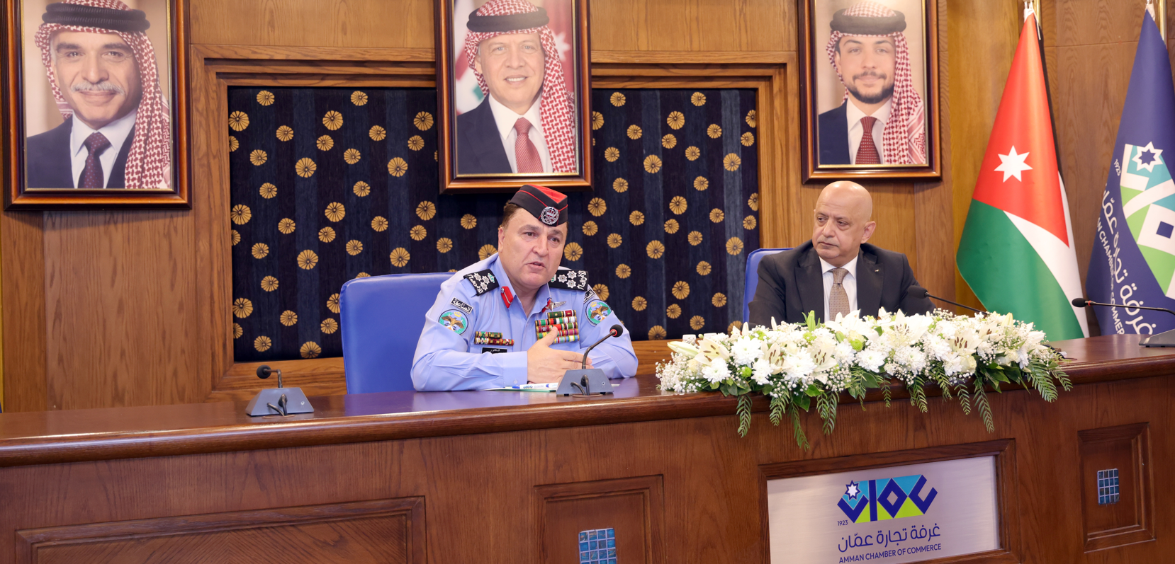  مديرية الأمن العام وغرفة تجارة الأردن تطلقان مبادرة شركاء في الوعي