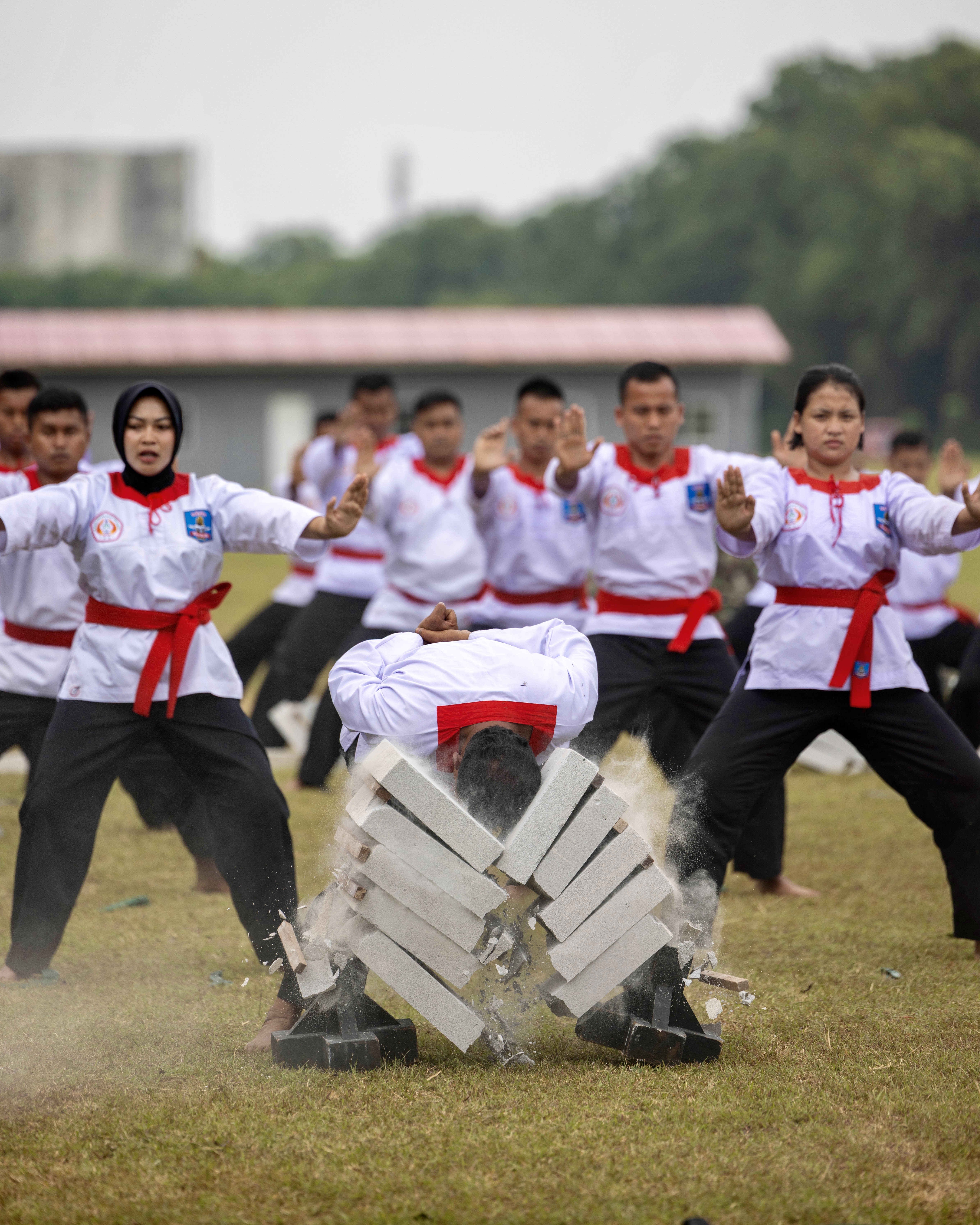 الملك والرئيس الإندونيسي يحضران في جاكرتا مجريات تمرين عسكري مشترك للطائرات المسيرة