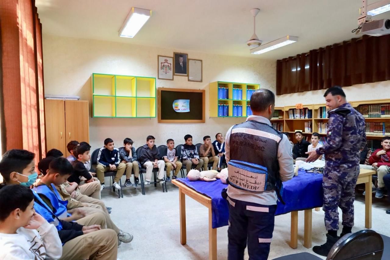 مديرية الأمن العام تطلق برنامج المسعف الصغير