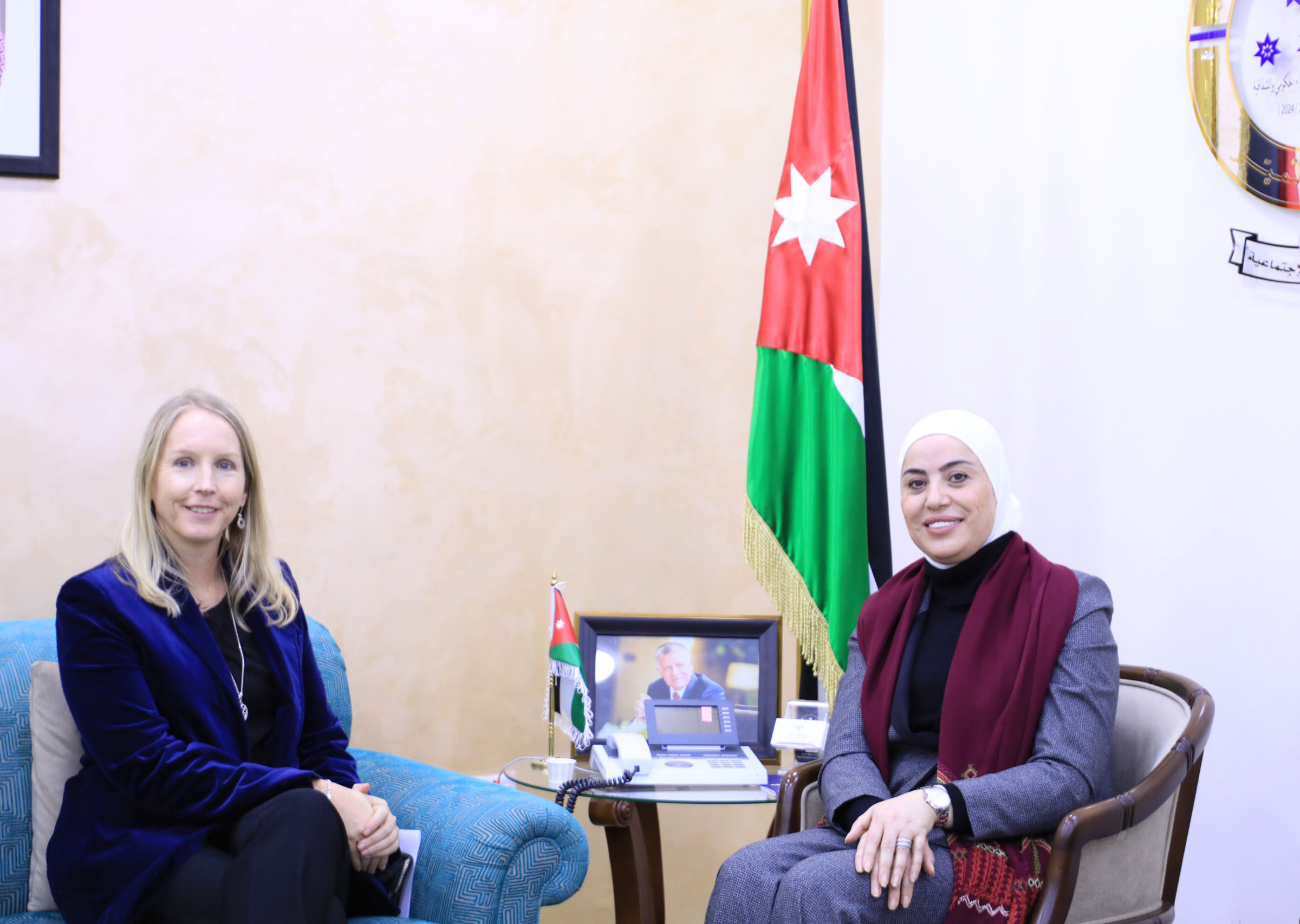 وزيرة التنمية تبحث والسفيرة الهولندية التعاون في المجالات الاجتماعية