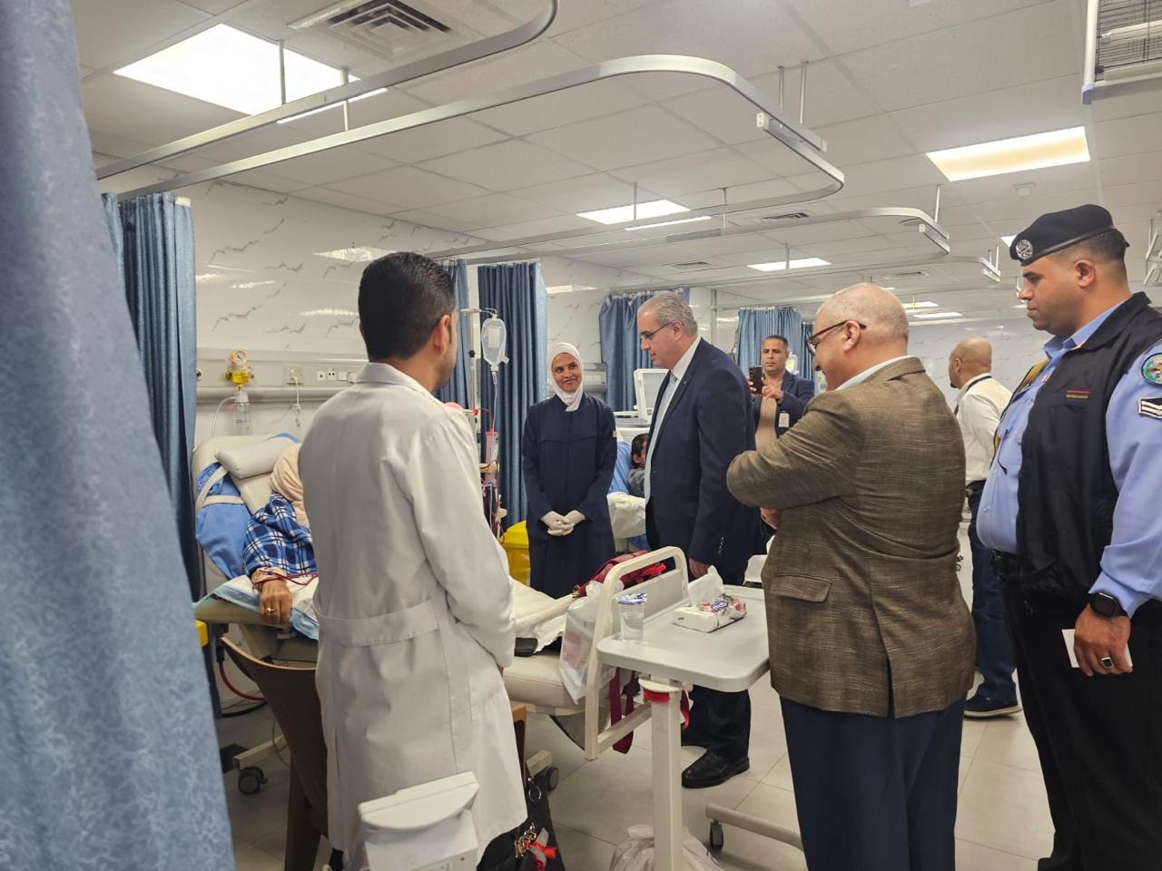 وزير الصحة: ربط مستشفى الشونة الجنوبية بالمستشفى الافتراضي بداية العام المقبل