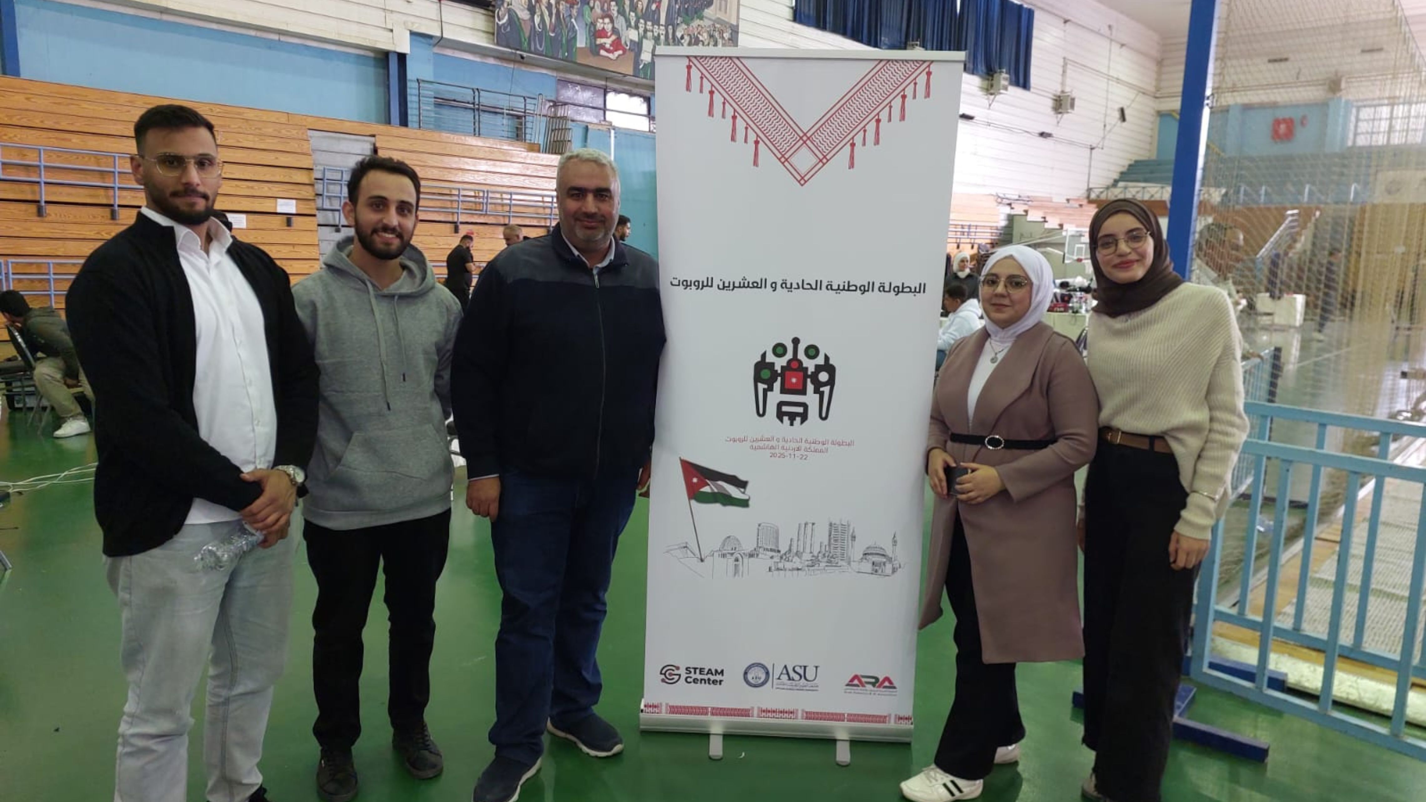 اليرموك تحقق المركز الأول بالمسابقة الوطنية الـ21 للربوت السومو 