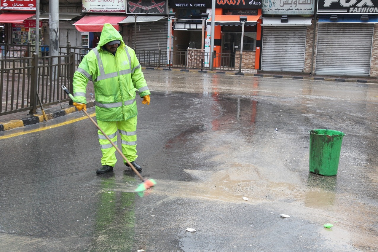 أمانة عمّان تعاملت مع 29 ملاحظة خلال المنخفض الأخير 